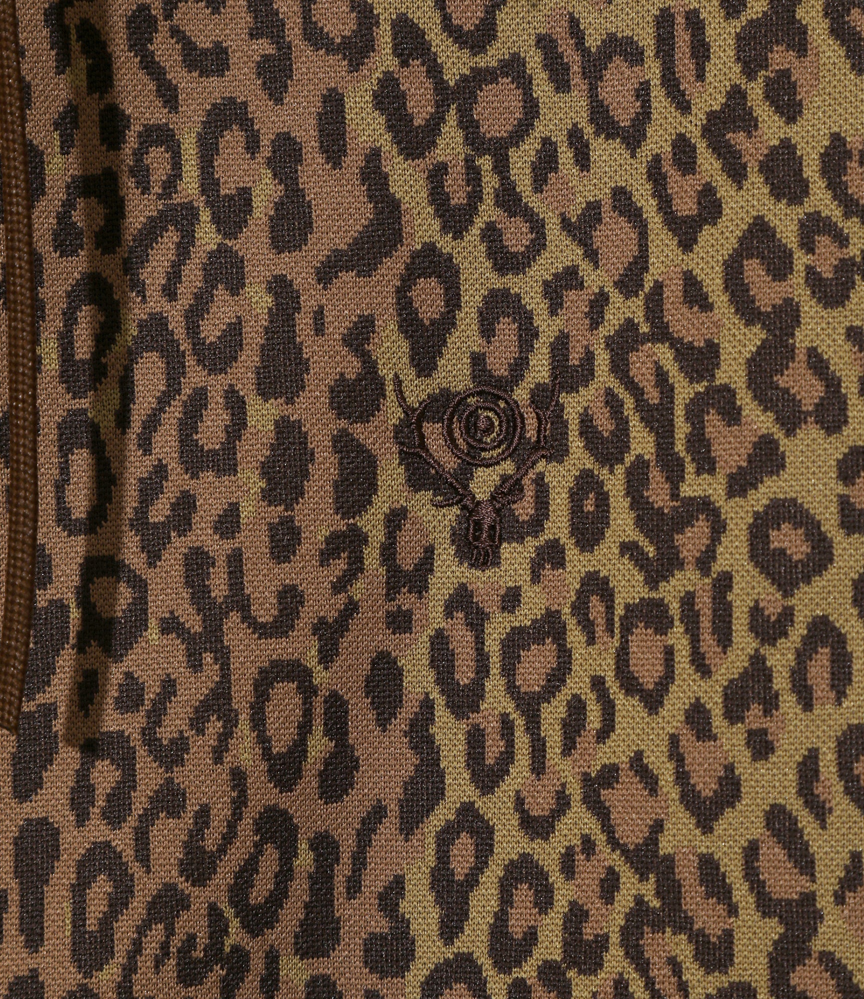 Women's Trainer Hoody - Brown - Poly Jq. / Leopard - Image 2