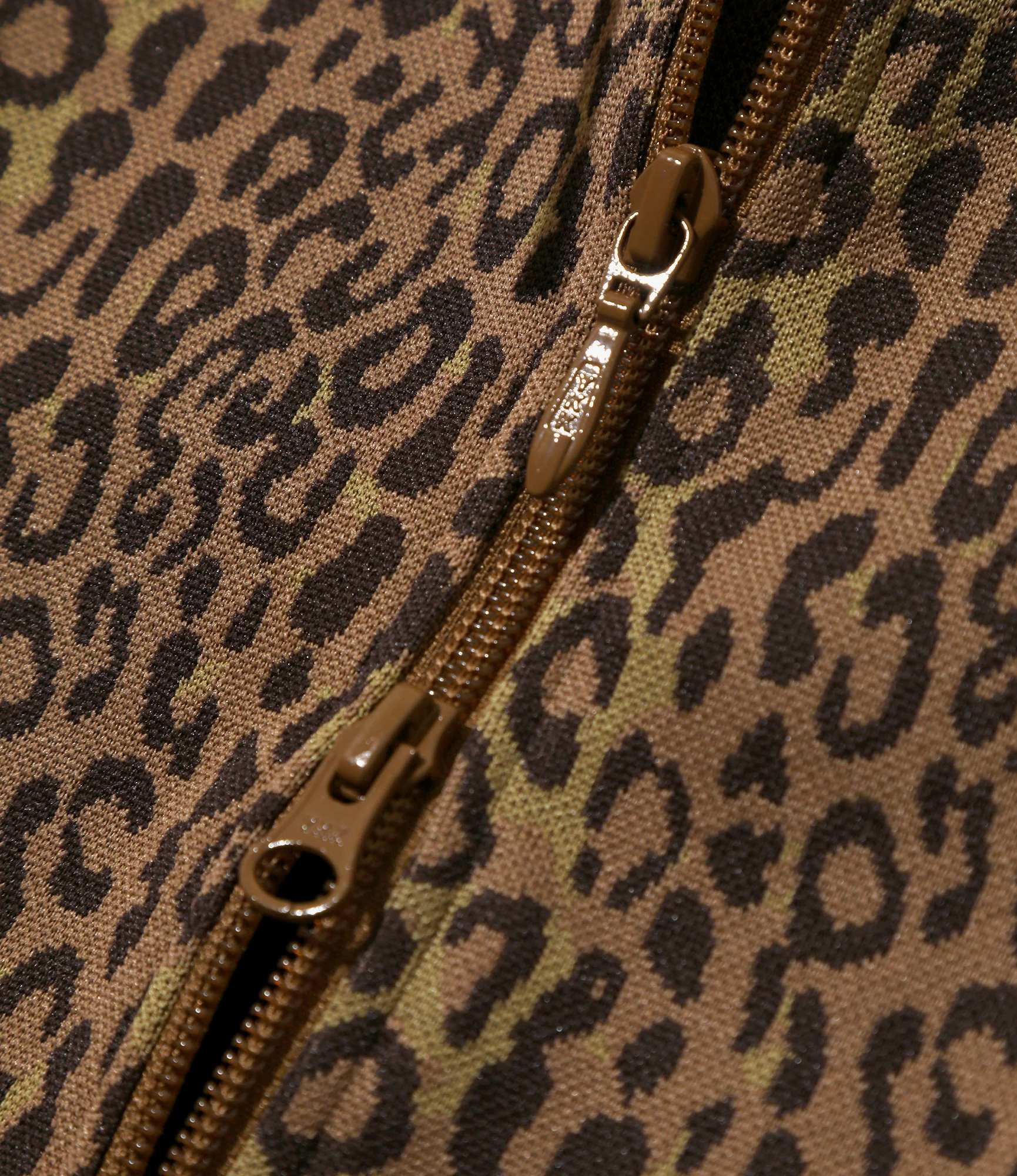 Women's Trainer Hoody - Brown - Poly Jq. / Leopard - Image 3
