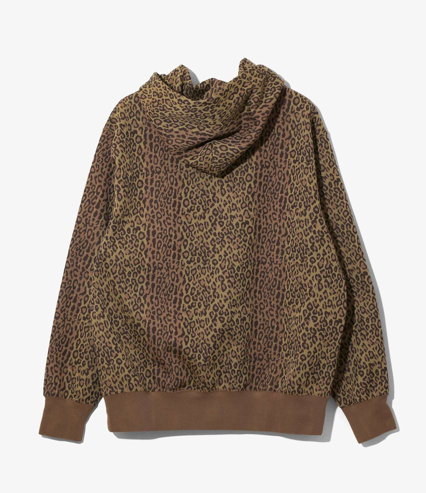 Women's Trainer Hoody - Brown - Poly Jq. / Leopard - Image 4