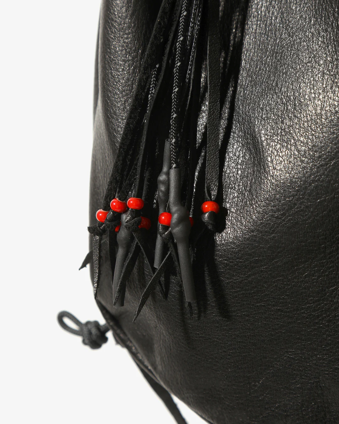 South2 West8 x B:Together Leather Pouch - Black - Image 3