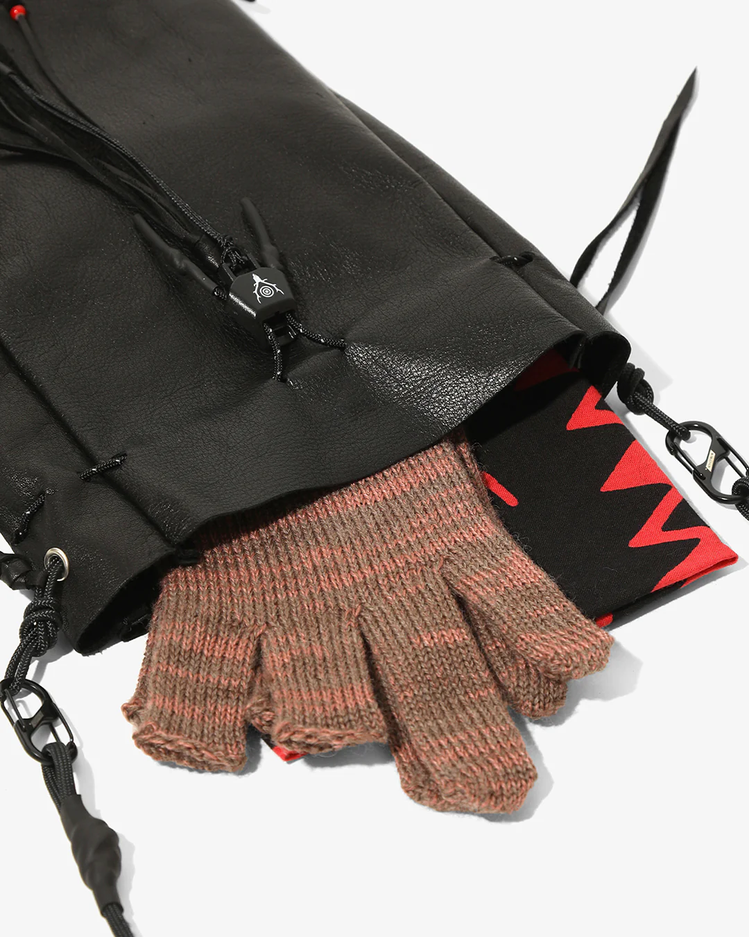 South2 West8 x B:Together Leather Pouch - Black - Image 6