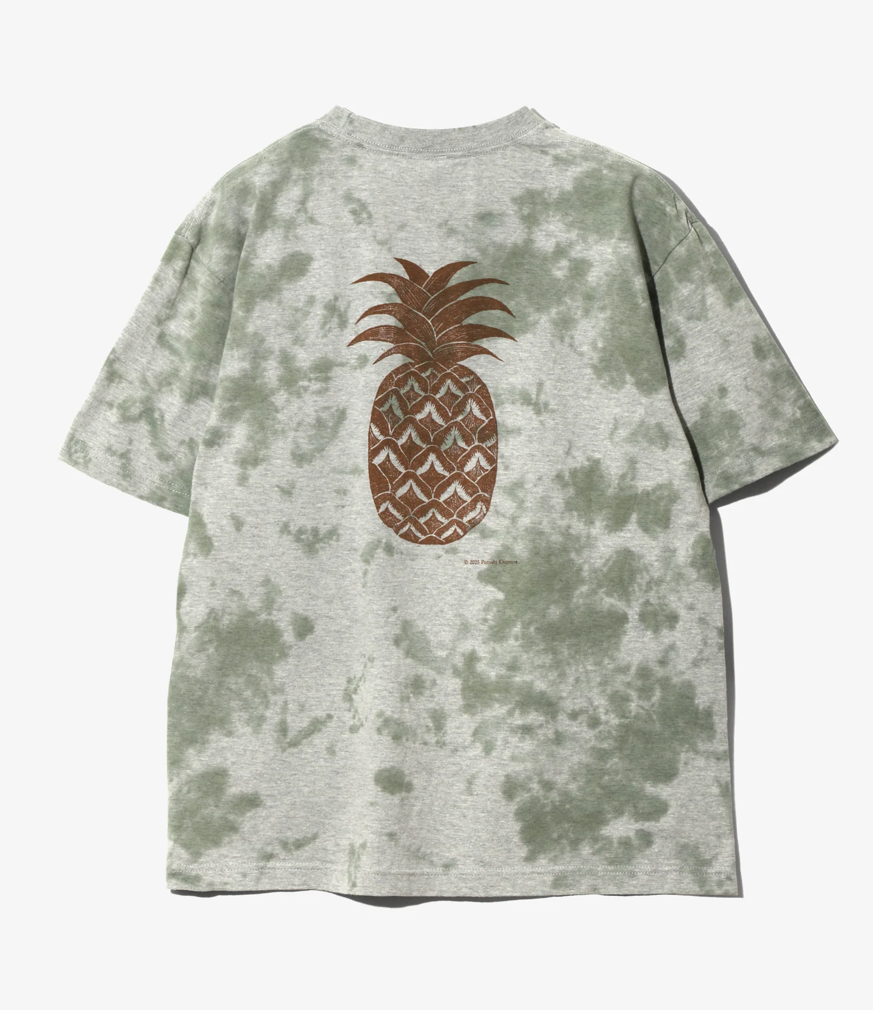 South2 West8 x F.KITAMURA S/S Tee - Green - C/PE Jersey / Pineapple - Image 6