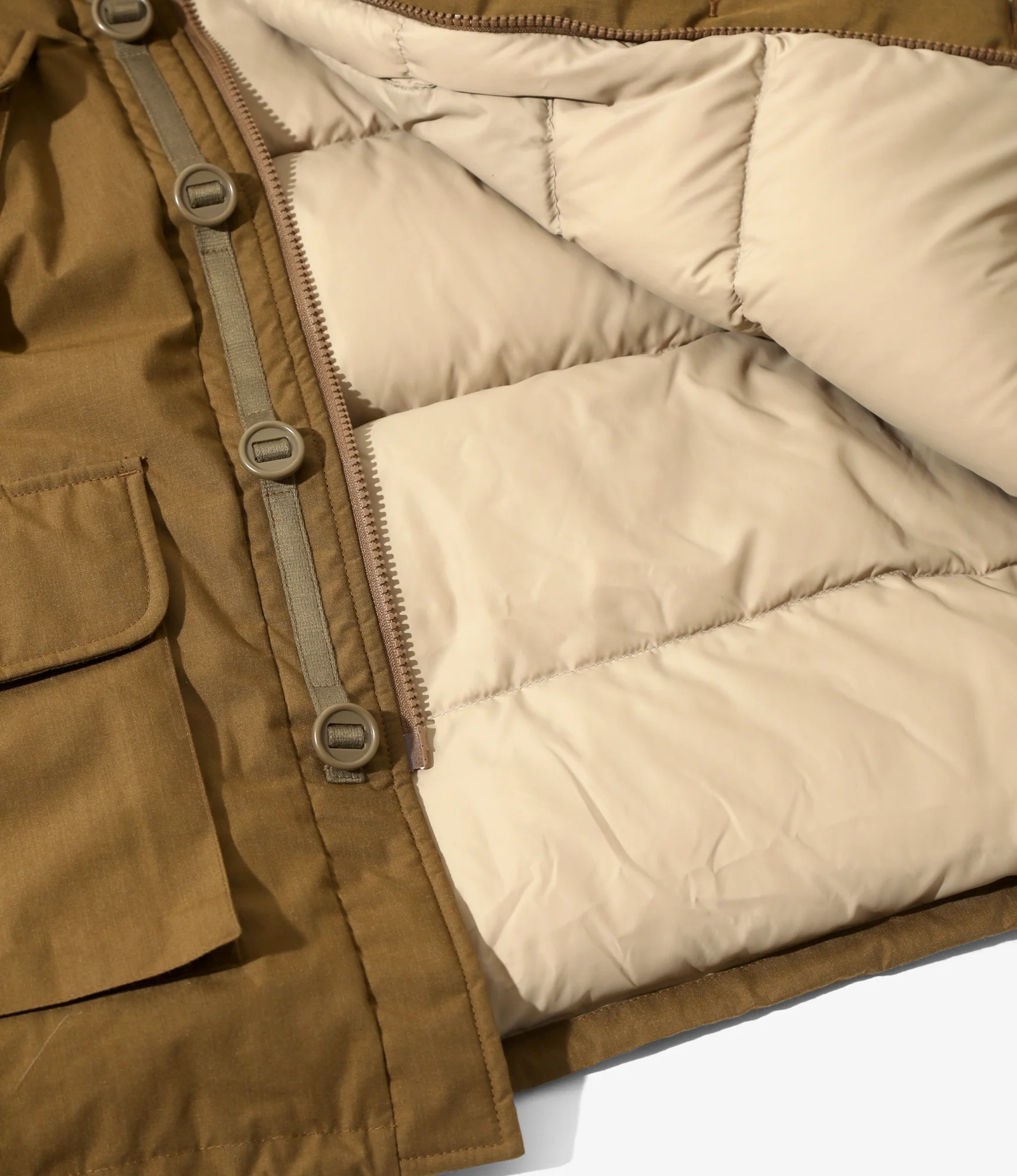 South2 West8 x NANGA Tenkara Jacket - Coyote - HINOC - Image 7