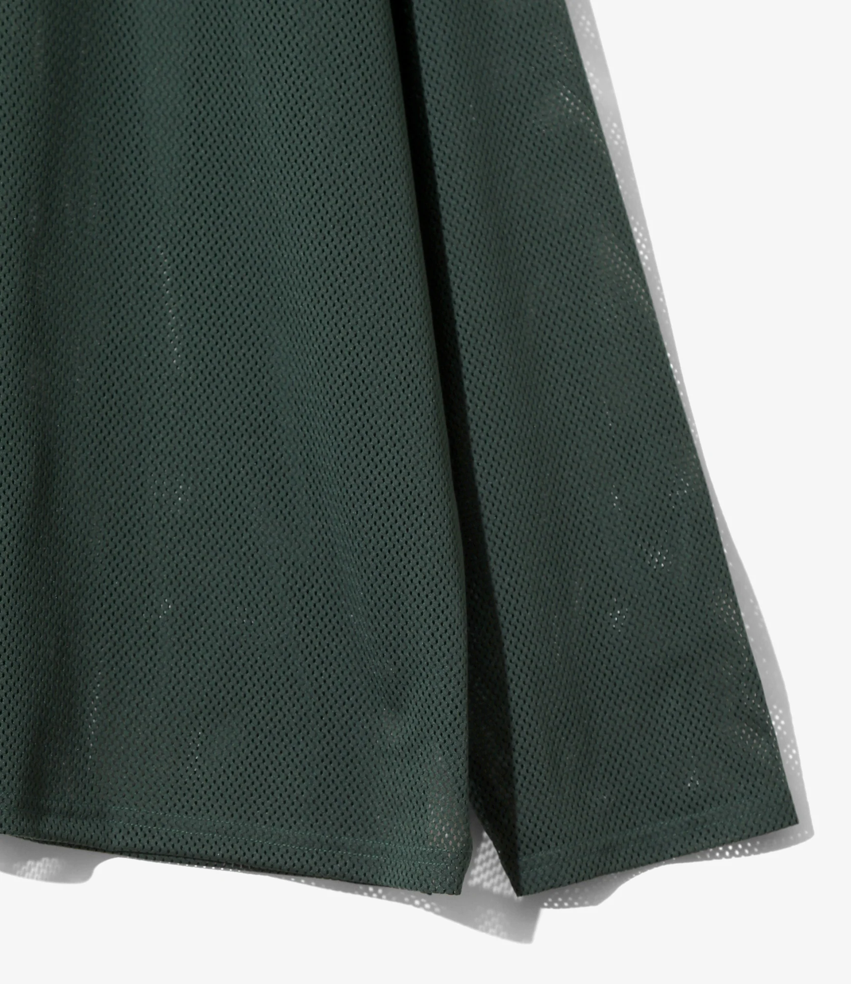Zipped Hoody - Dk.Green - Knit Mesh - Image 2