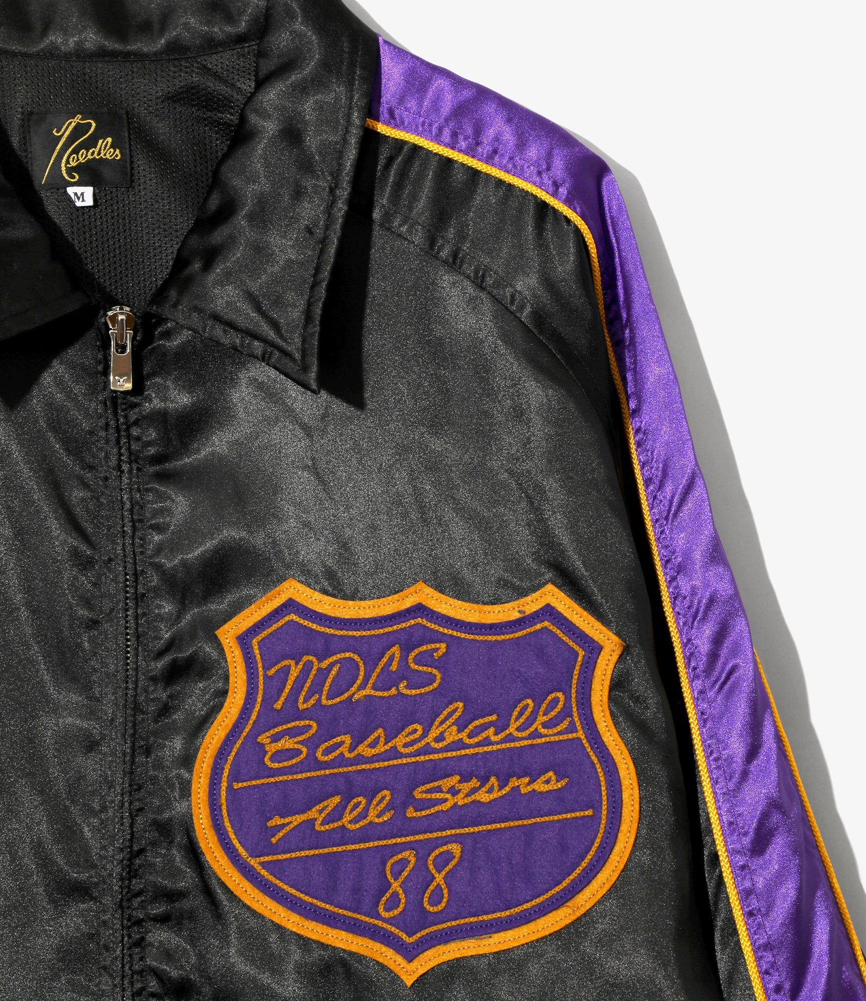 Stadium Jacket - Black - Poly Sateen - Image 2