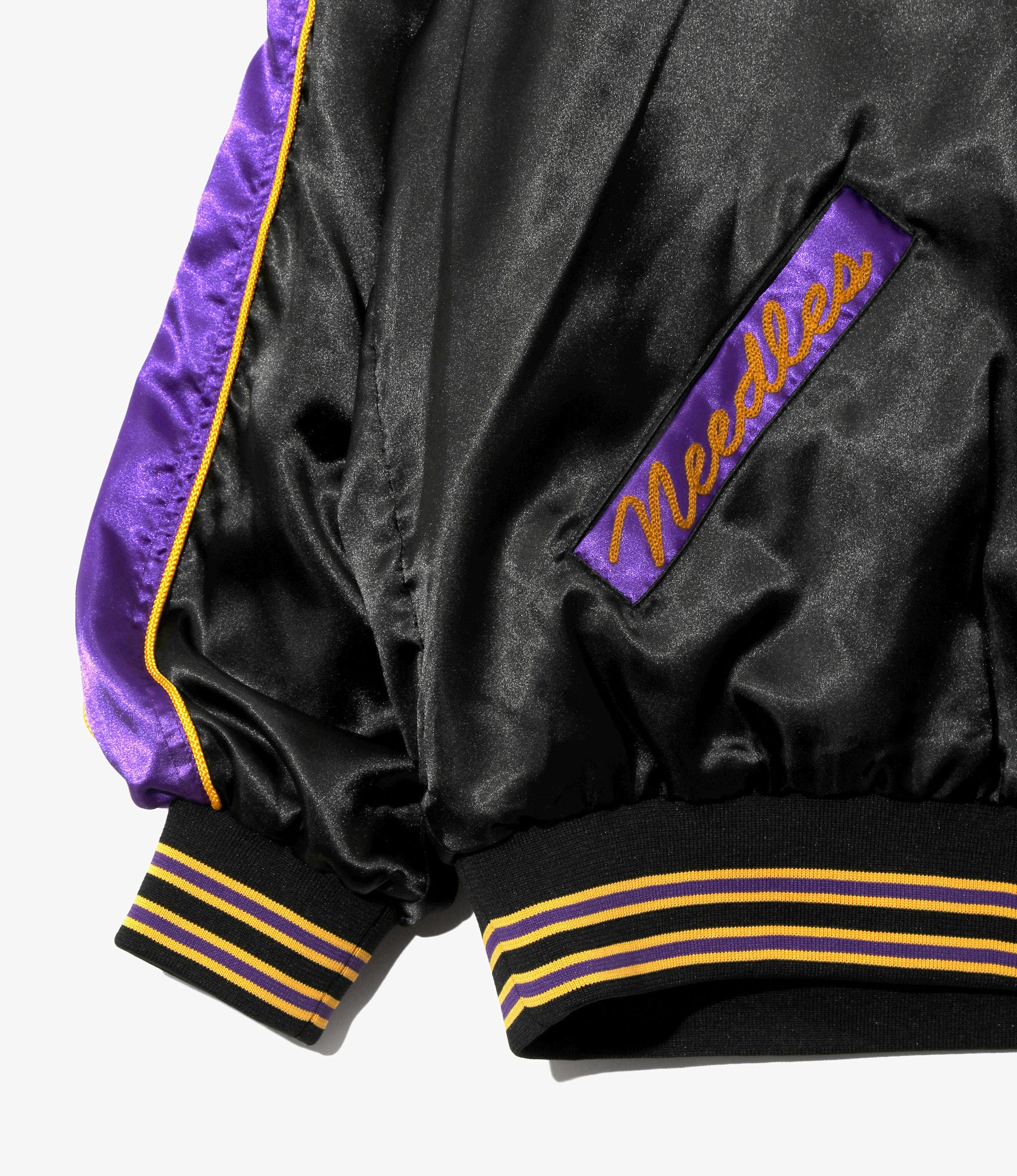 Stadium Jacket - Black - Poly Sateen - Image 3