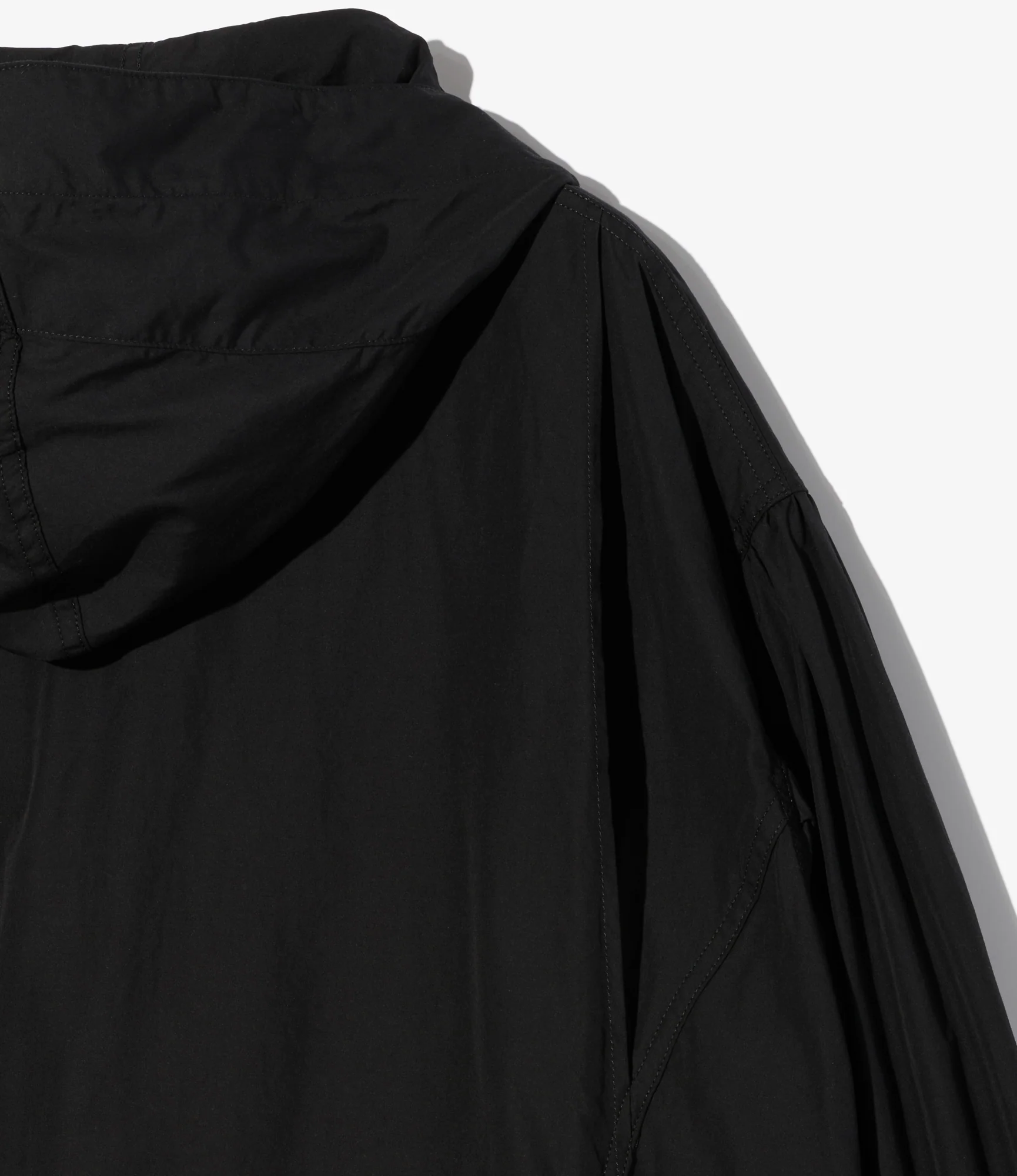 Hooded Field Dress - Black 100's 2Ply Cotton Broadcloth - Image 3
