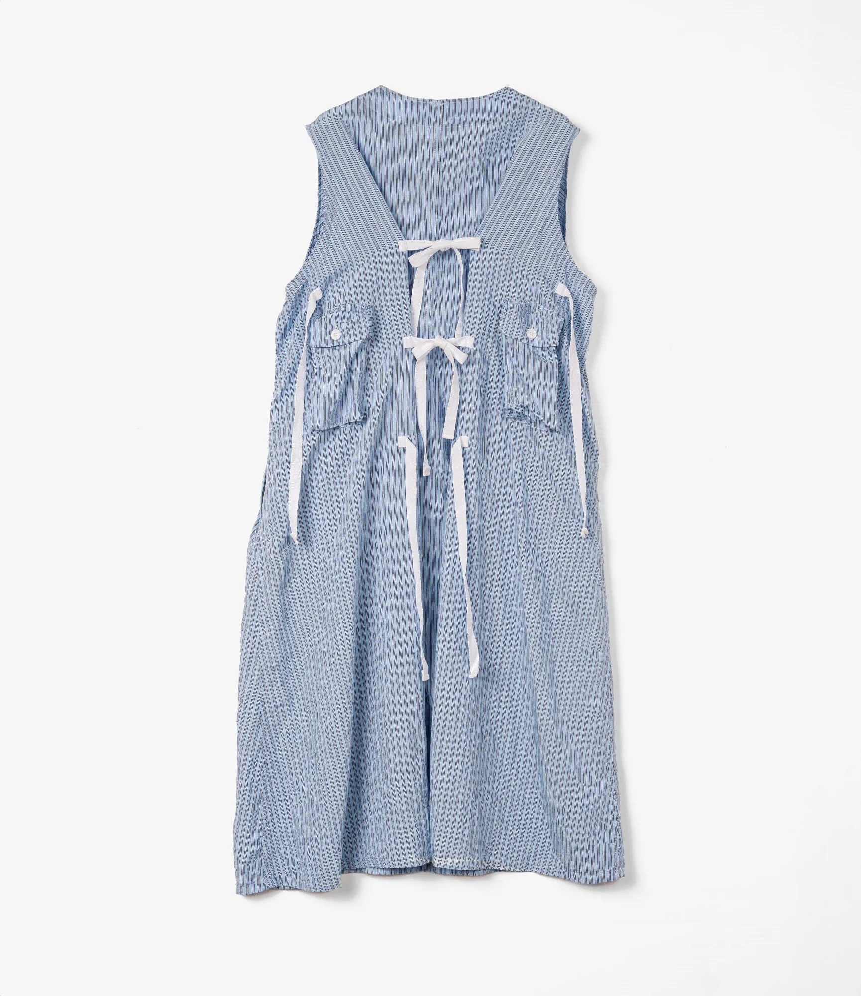 Women's C-1 Dress - Blue Narrow Stripe - Image 2