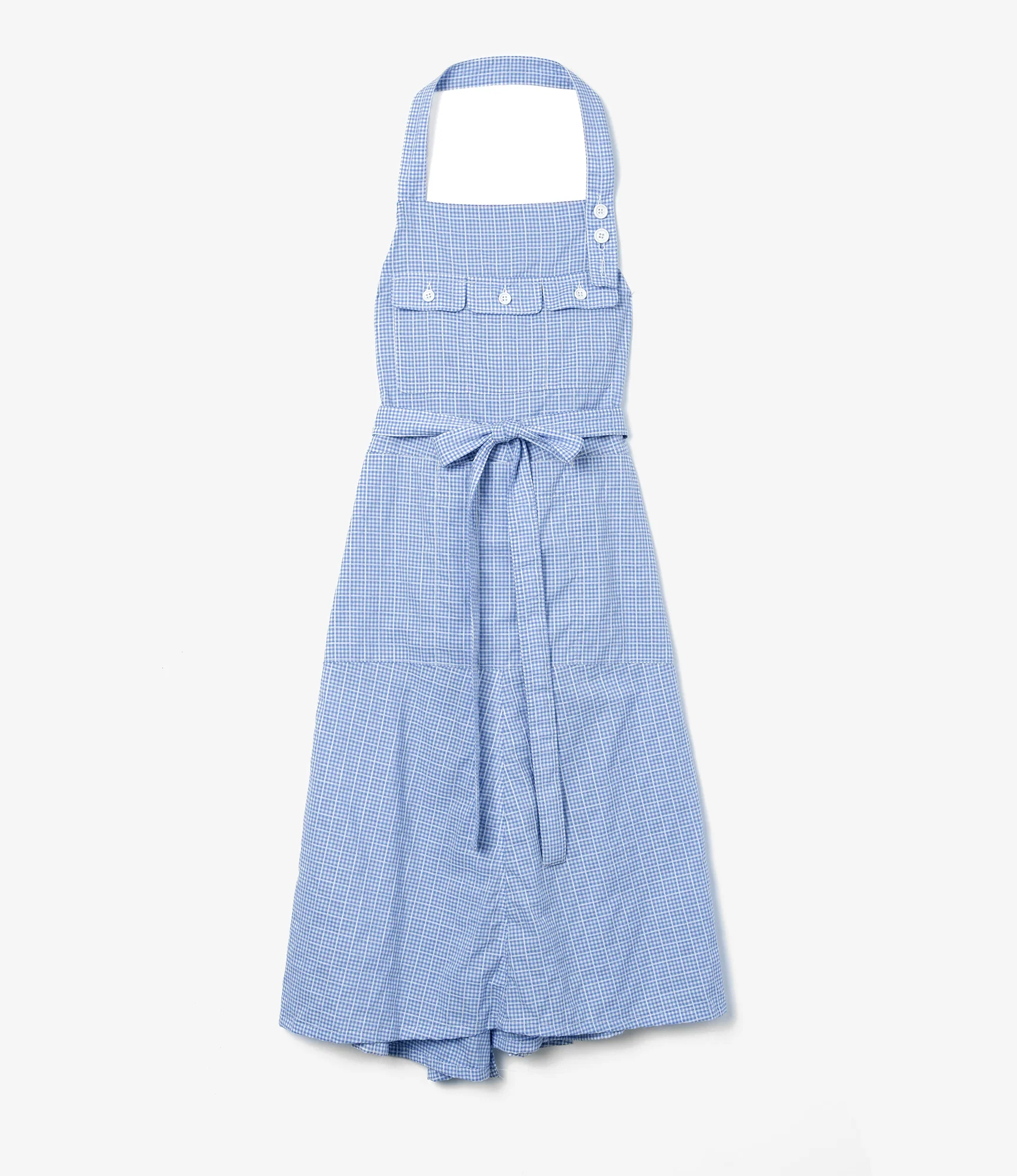 Women's Craft Dress - Lt. Blue Windowpane Gingham - Image 2