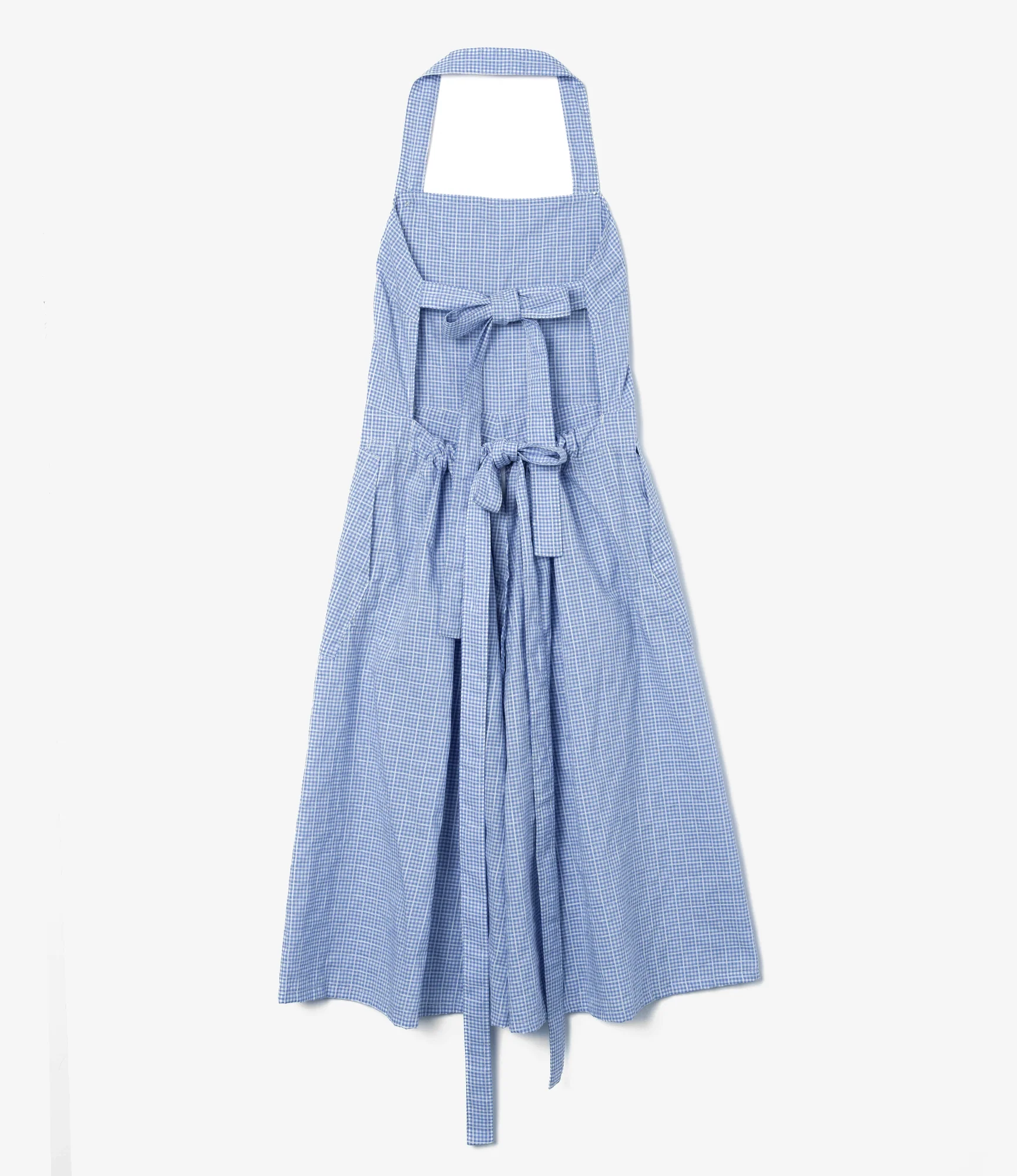 Women's Craft Dress - Lt. Blue Windowpane Gingham - Image 3