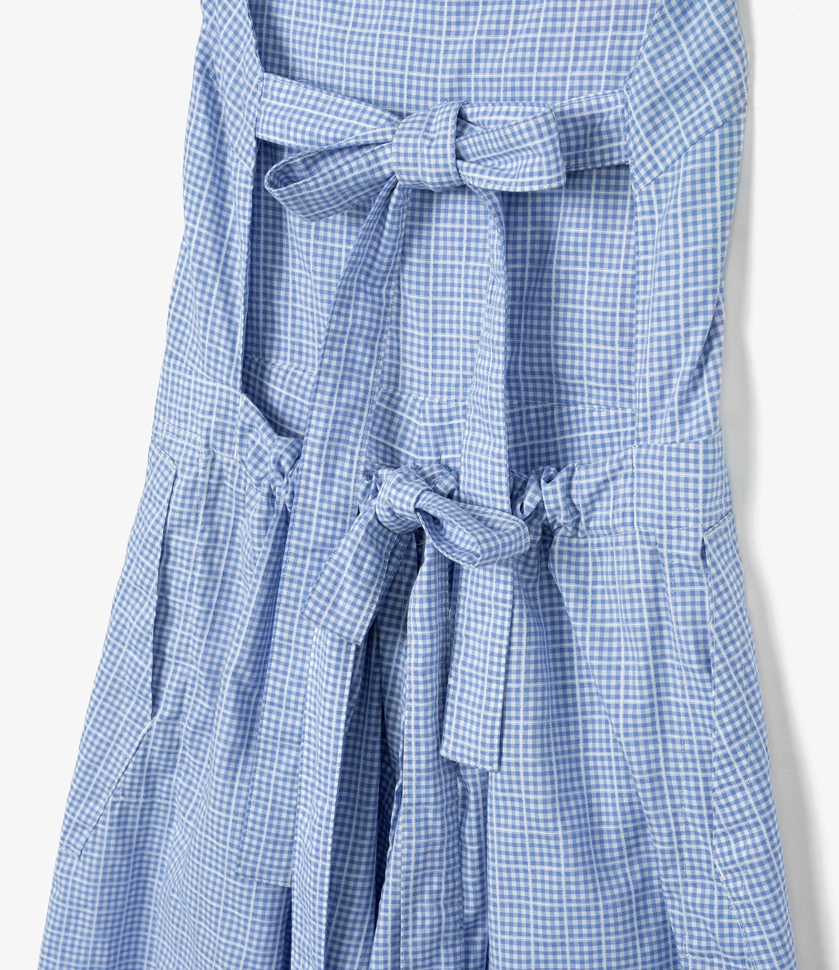 Women's Craft Dress - Lt. Blue Windowpane Gingham - Image 5