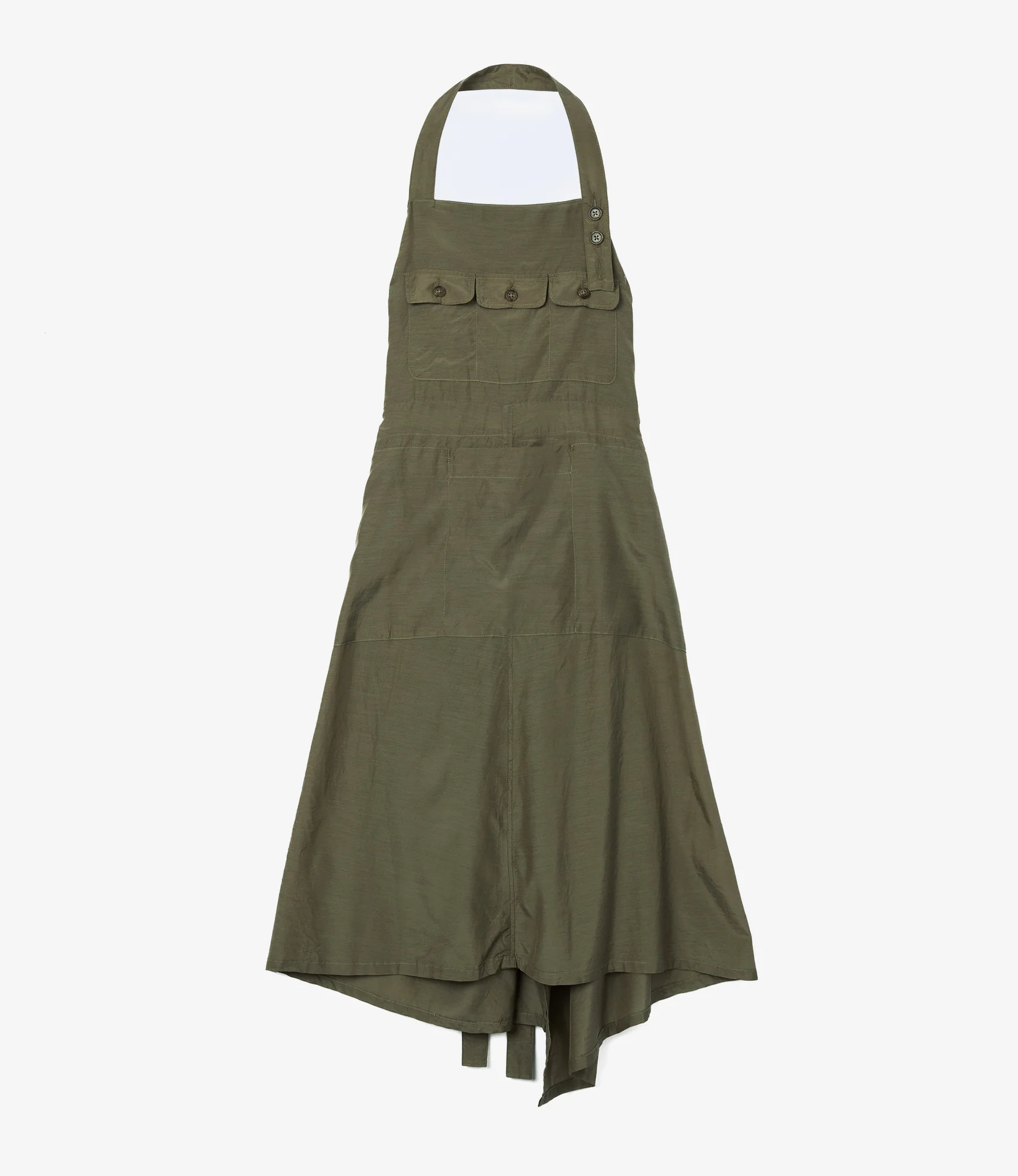 Women's Craft Dress - Olive Sheer Cupro