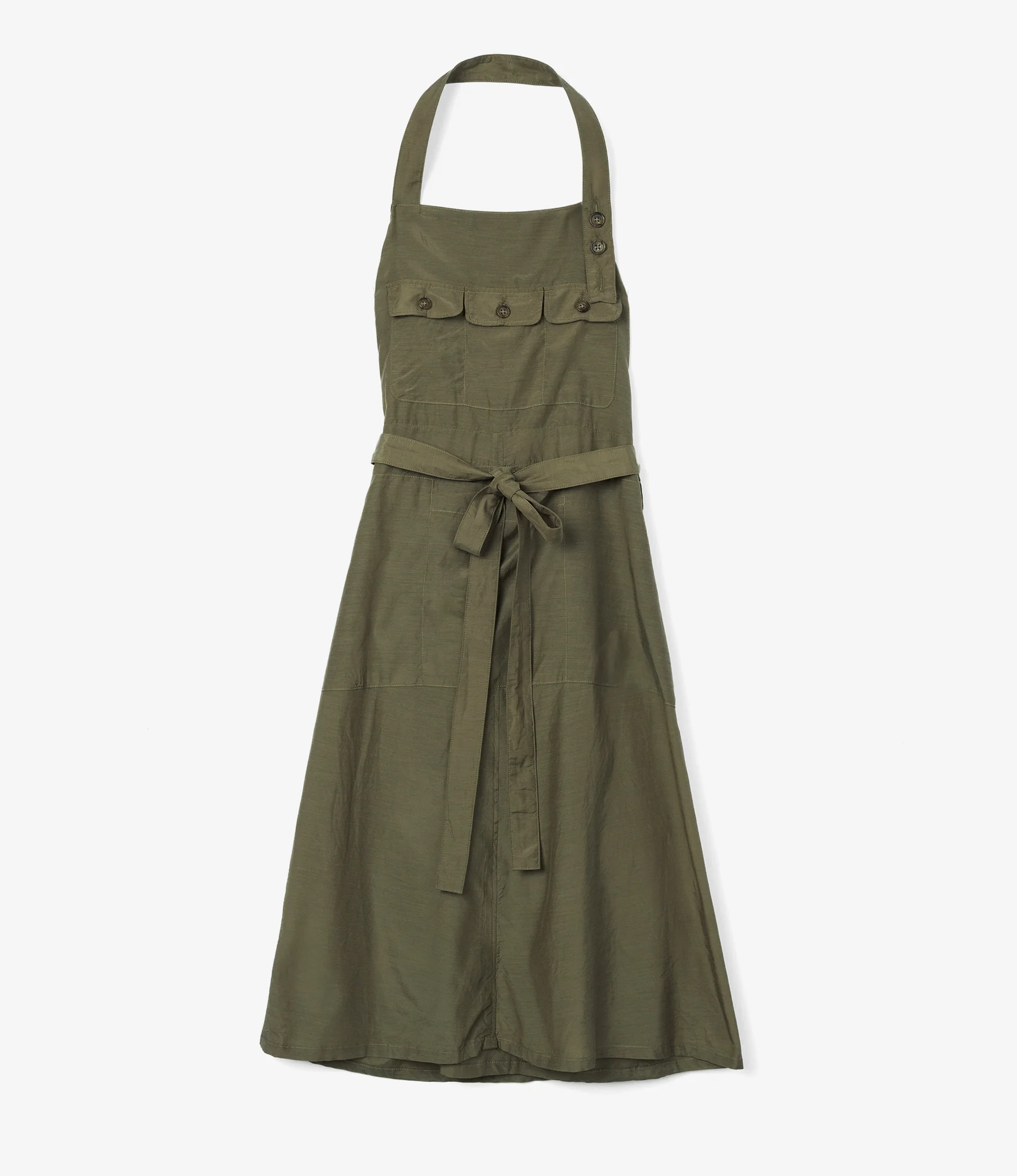 Women's Craft Dress - Olive Sheer Cupro - Image 2