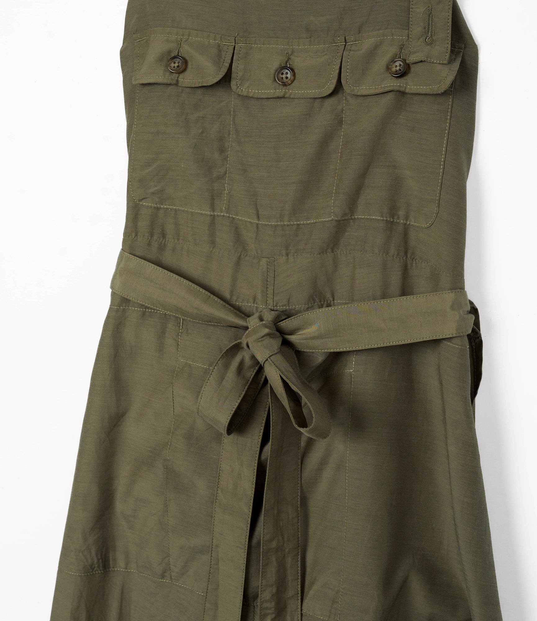 Women's Craft Dress - Olive Sheer Cupro - Image 4