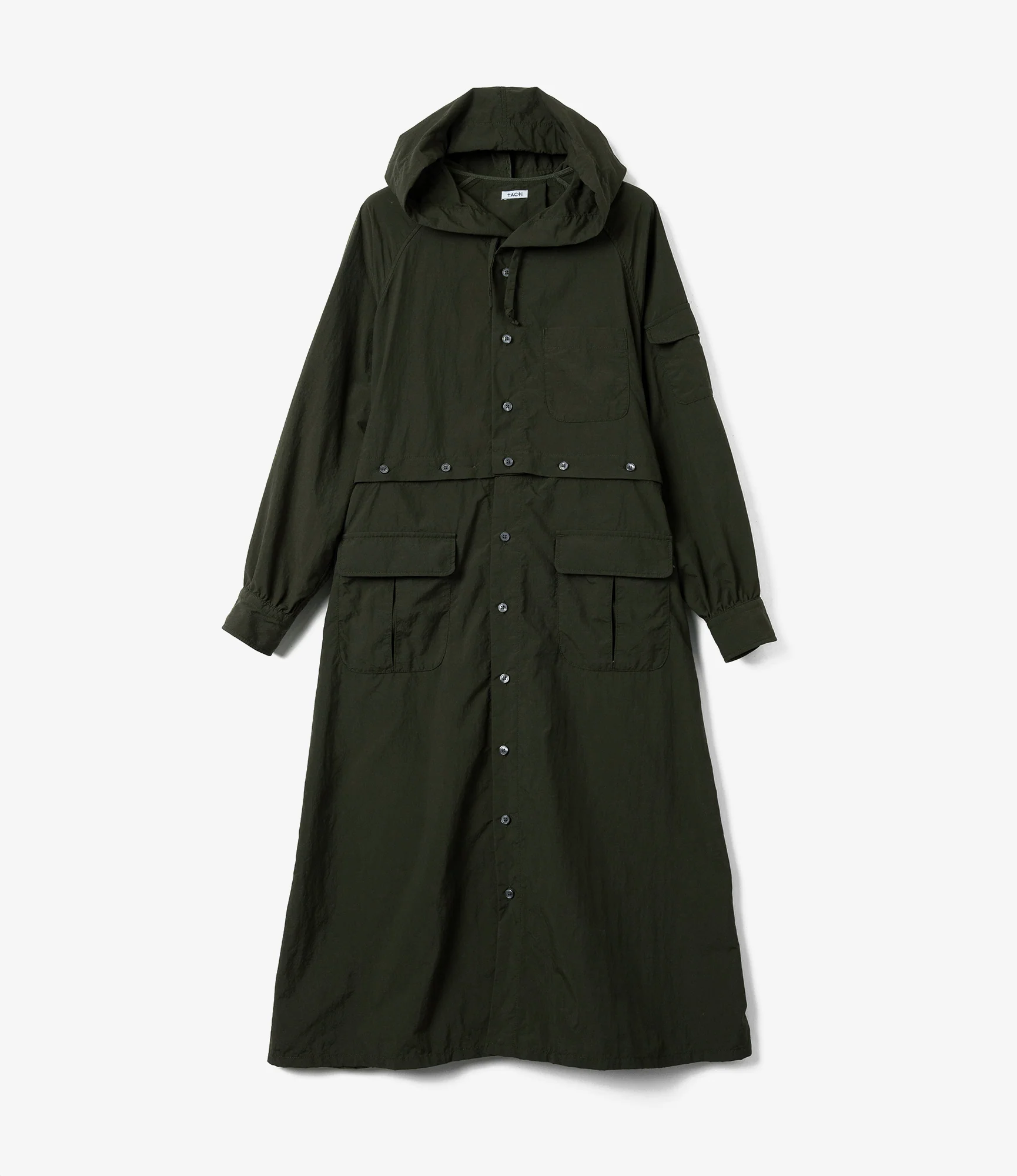 Women's Shifting Dress - Dk. Olive Recycled Poly