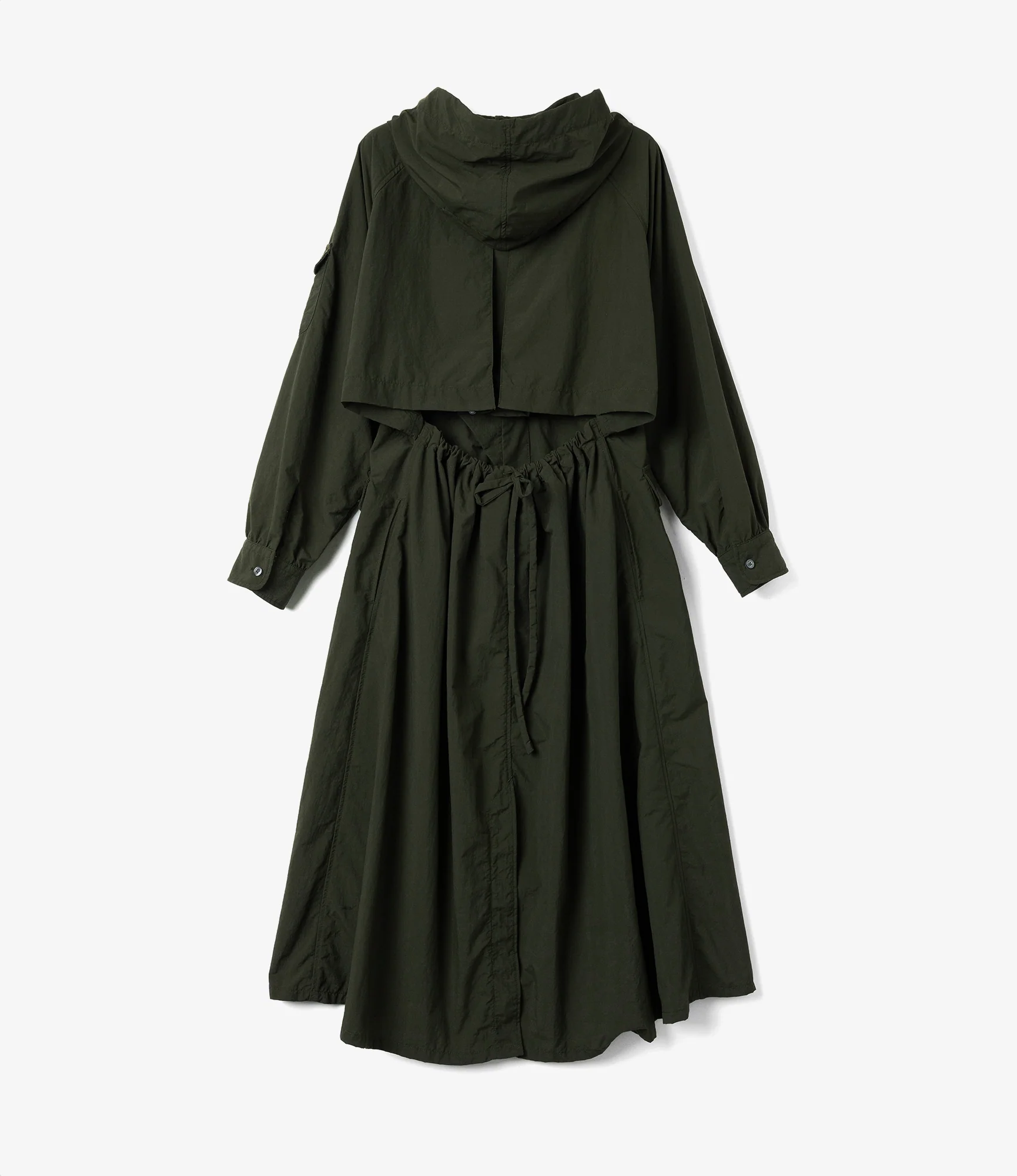 Women's Shifting Dress - Dk. Olive Recycled Poly - Image 2