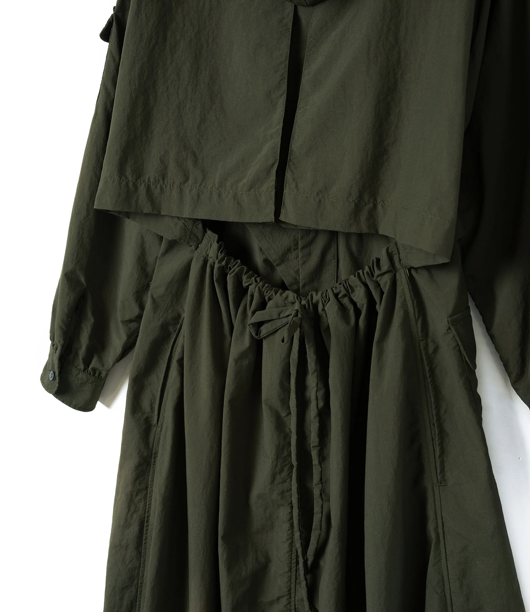 Women's Shifting Dress - Dk. Olive Recycled Poly - Image 4
