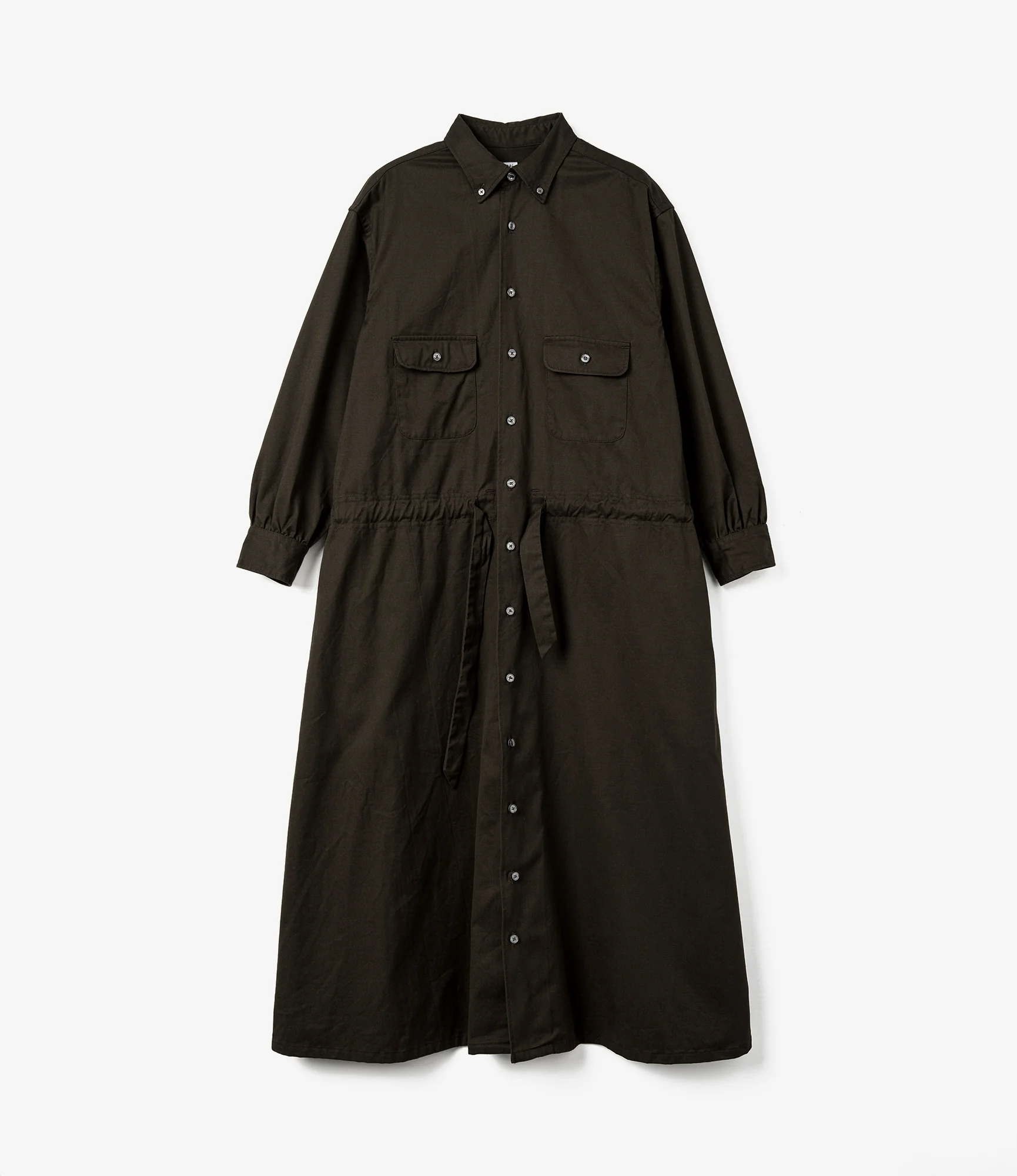 Women's The Button Down Dress - Dk. Brown RAF Twill
