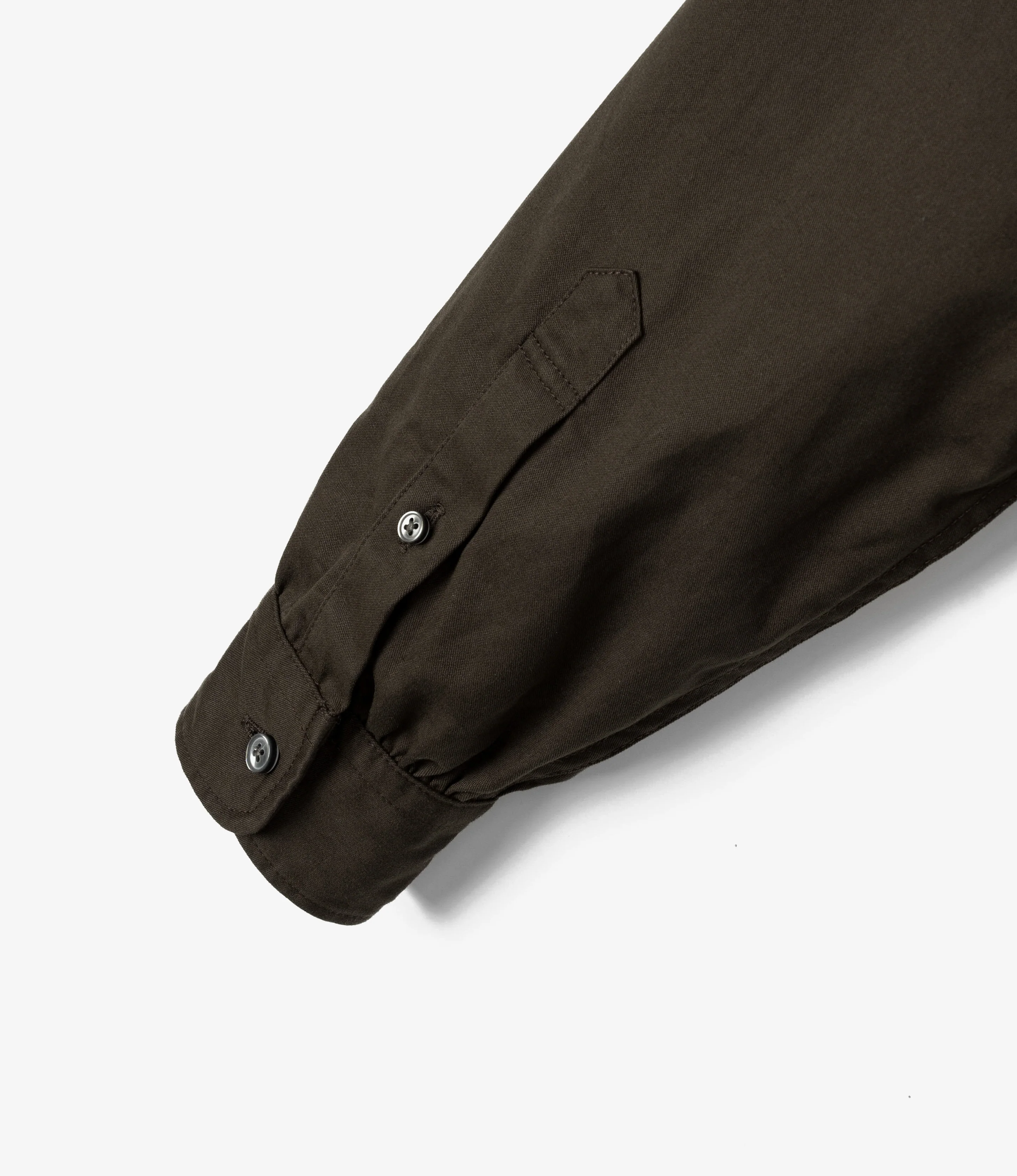Women's The Button Down Dress - Dk. Brown RAF Twill - Image 4