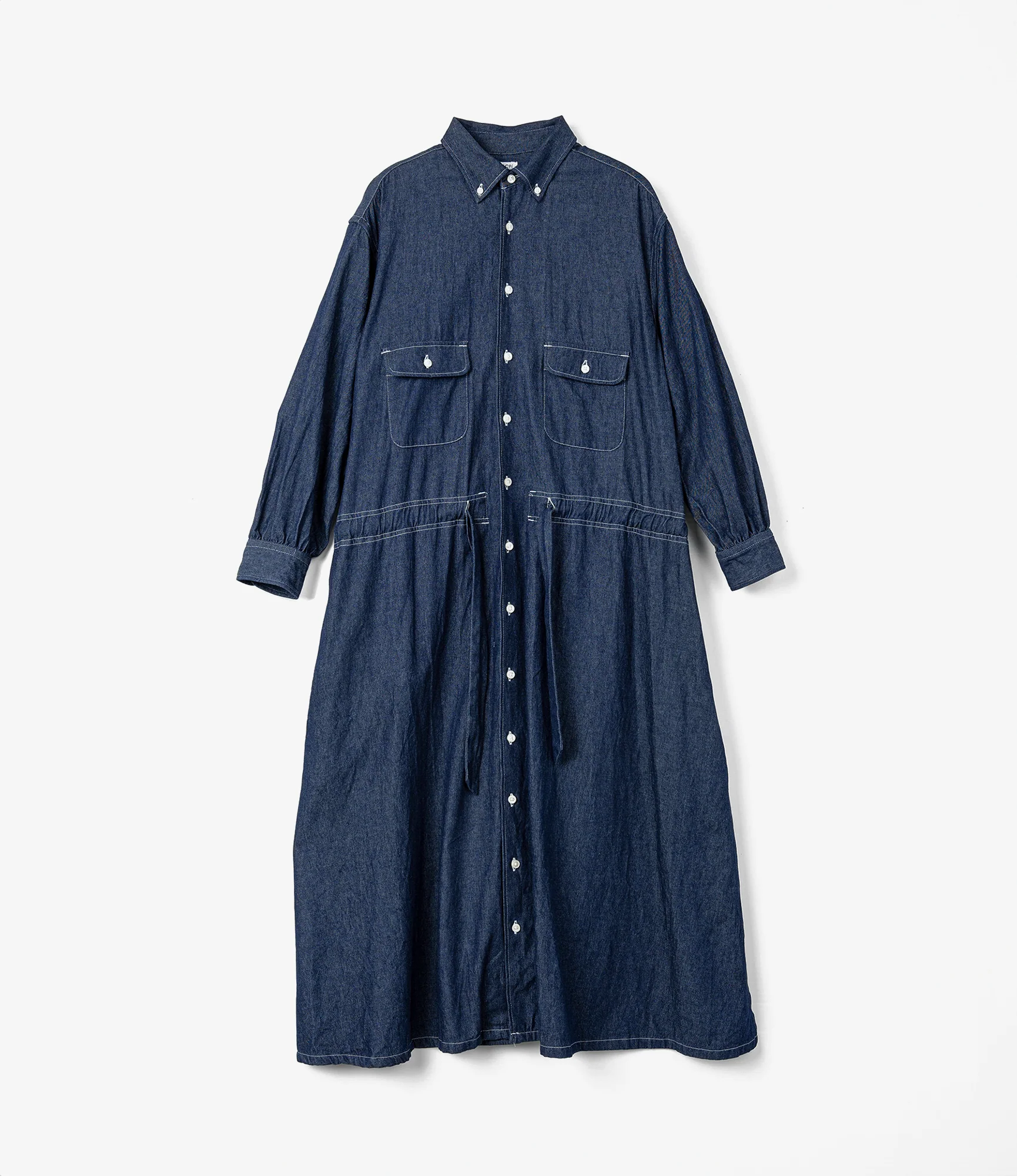 Women's The Button Down Dress - Indigo 6.5oz Denim