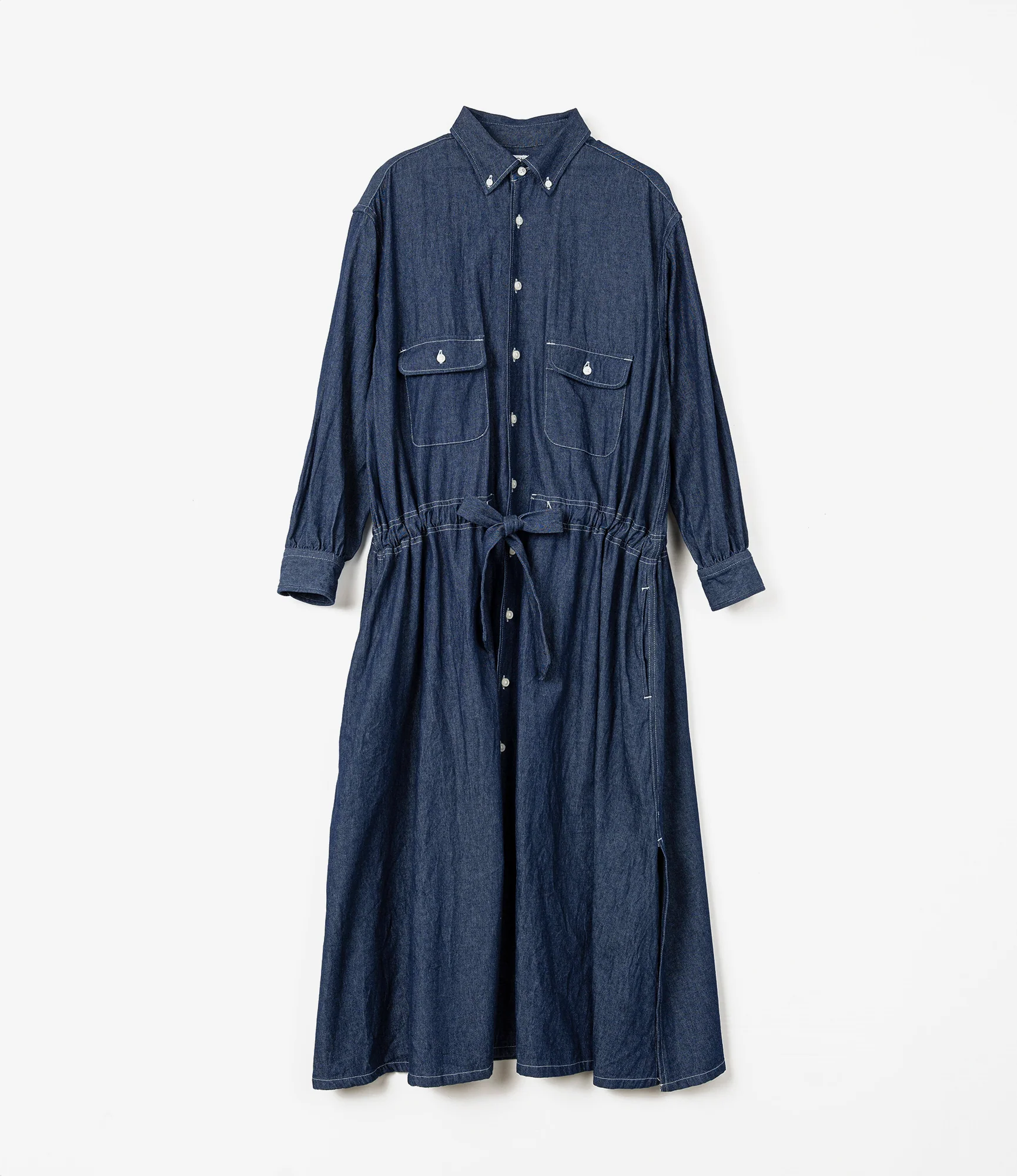 Women's The Button Down Dress - Indigo 6.5oz Denim - Image 2