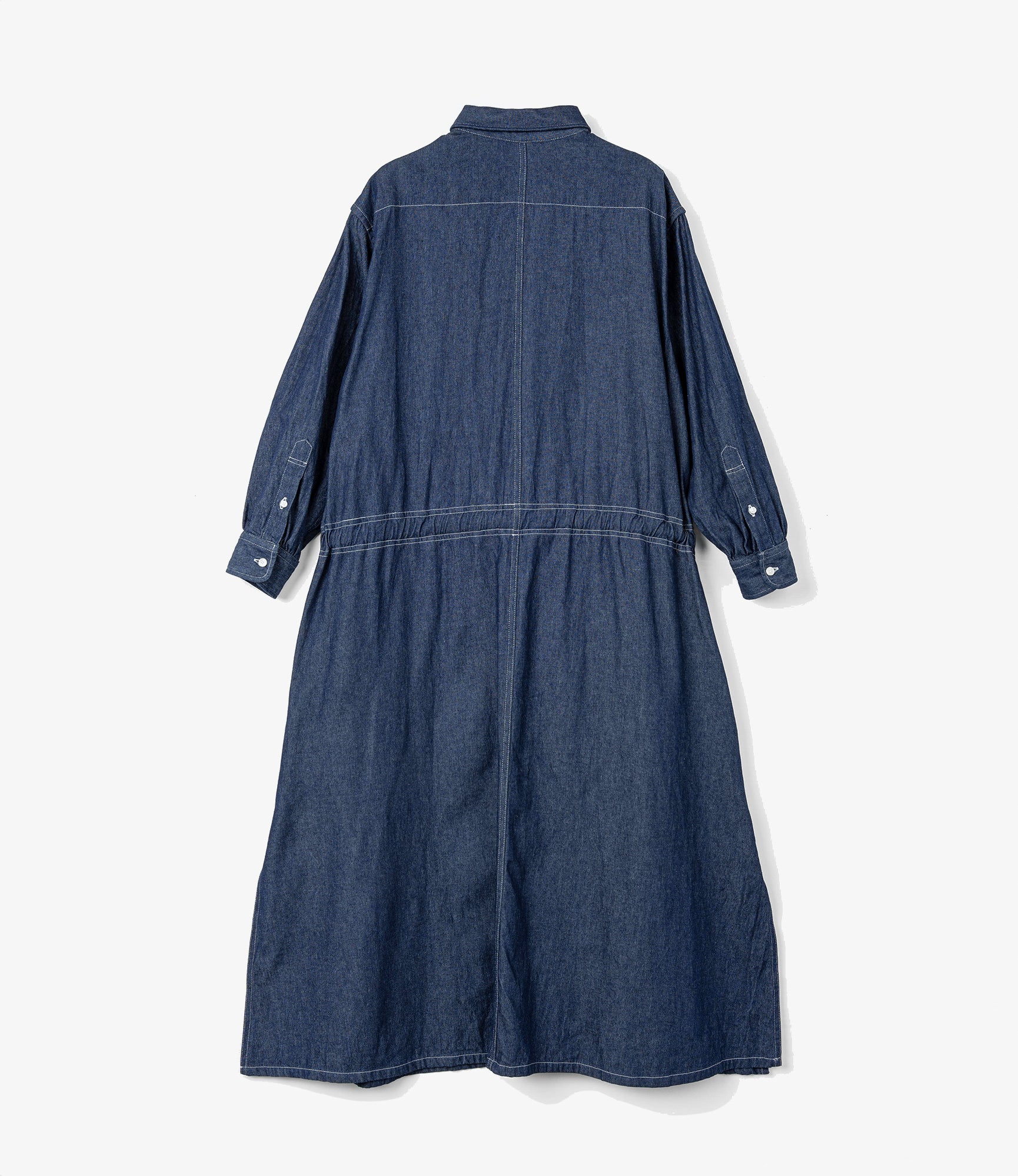 Women's The Button Down Dress - Indigo 6.5oz Denim - Image 3