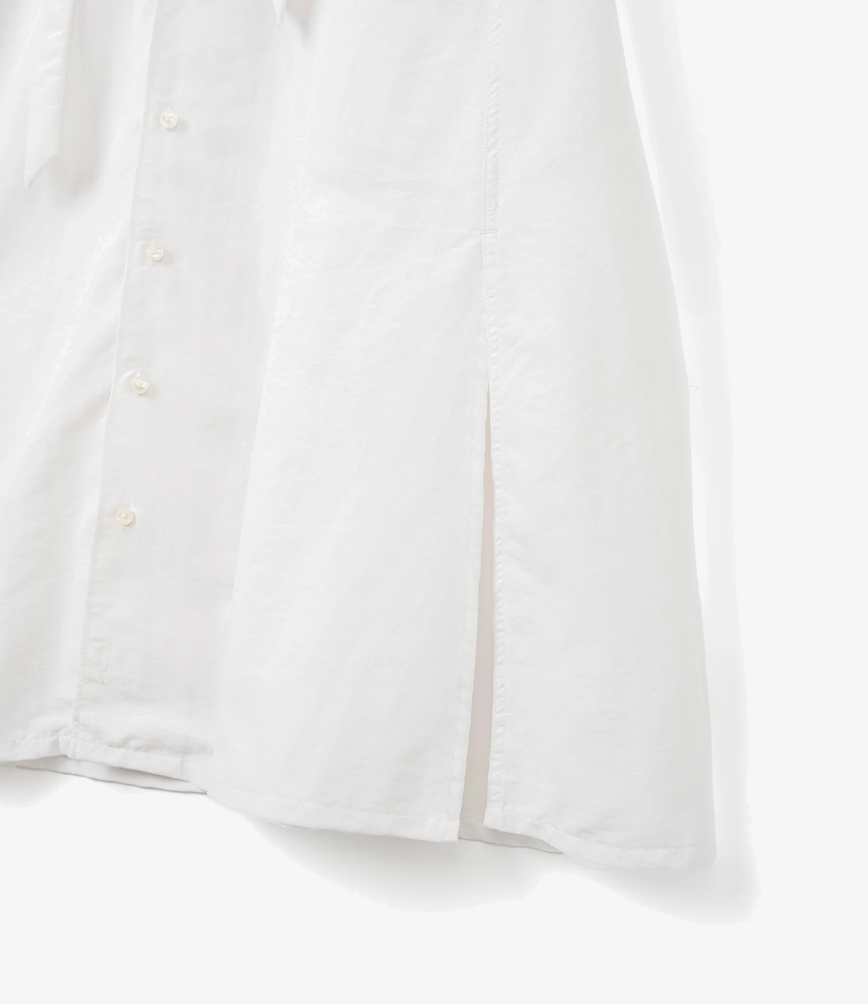 Women's The Button Down Dress - White Nylon 4ply Taslan - Image 6
