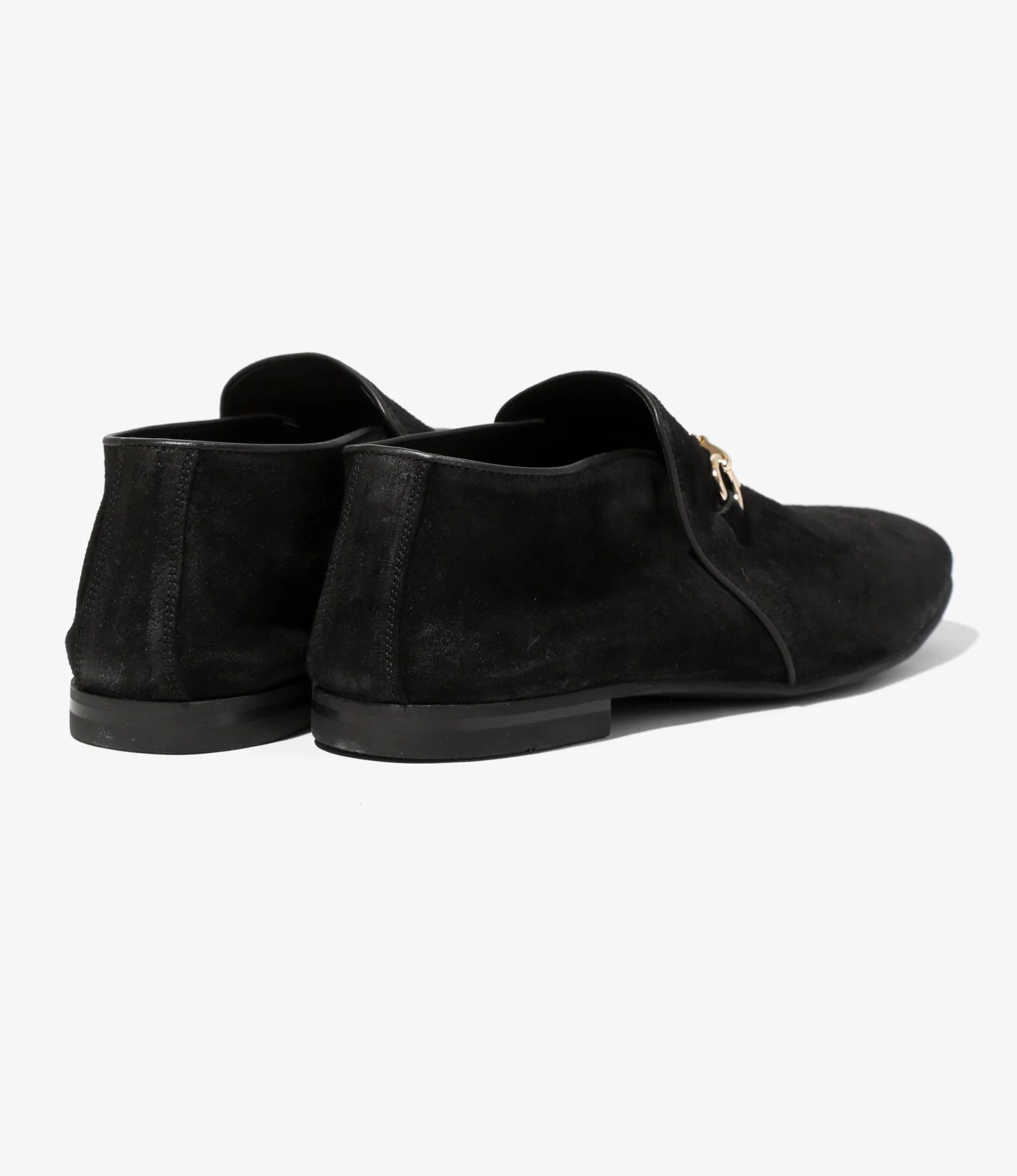 Tassel Bit Slip-On Chukka - Black - Image 6