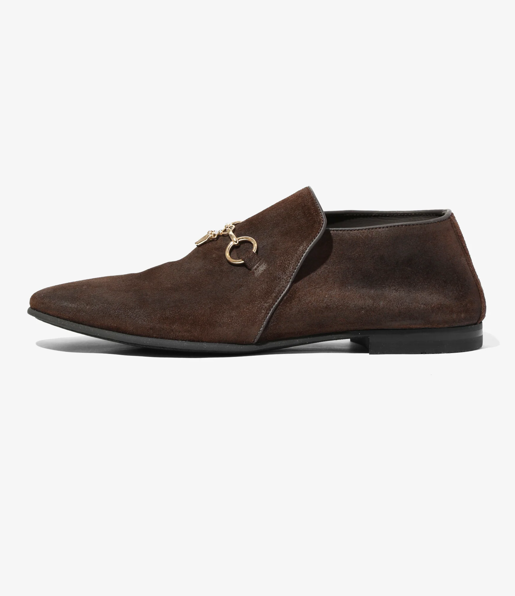 Tassel Bit Slip-On Chukka - Dk. Brown - Image 4