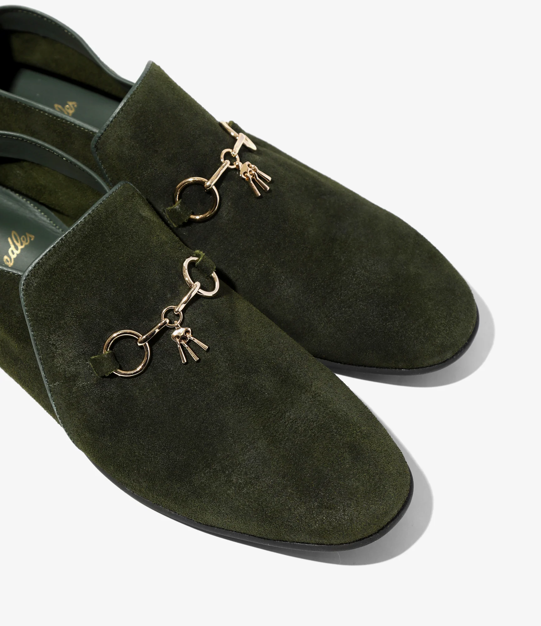 Tassel Bit Slip-On Chukka - Olive - Image 3