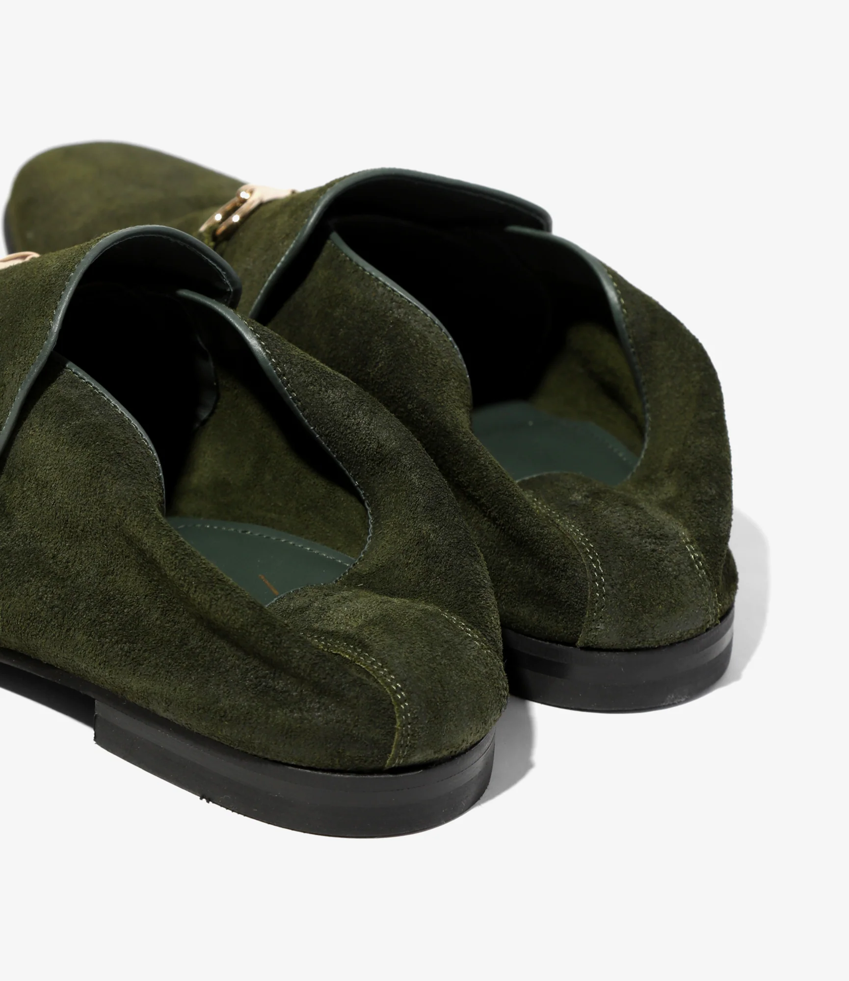 Tassel Bit Slip-On Chukka - Olive - Image 7