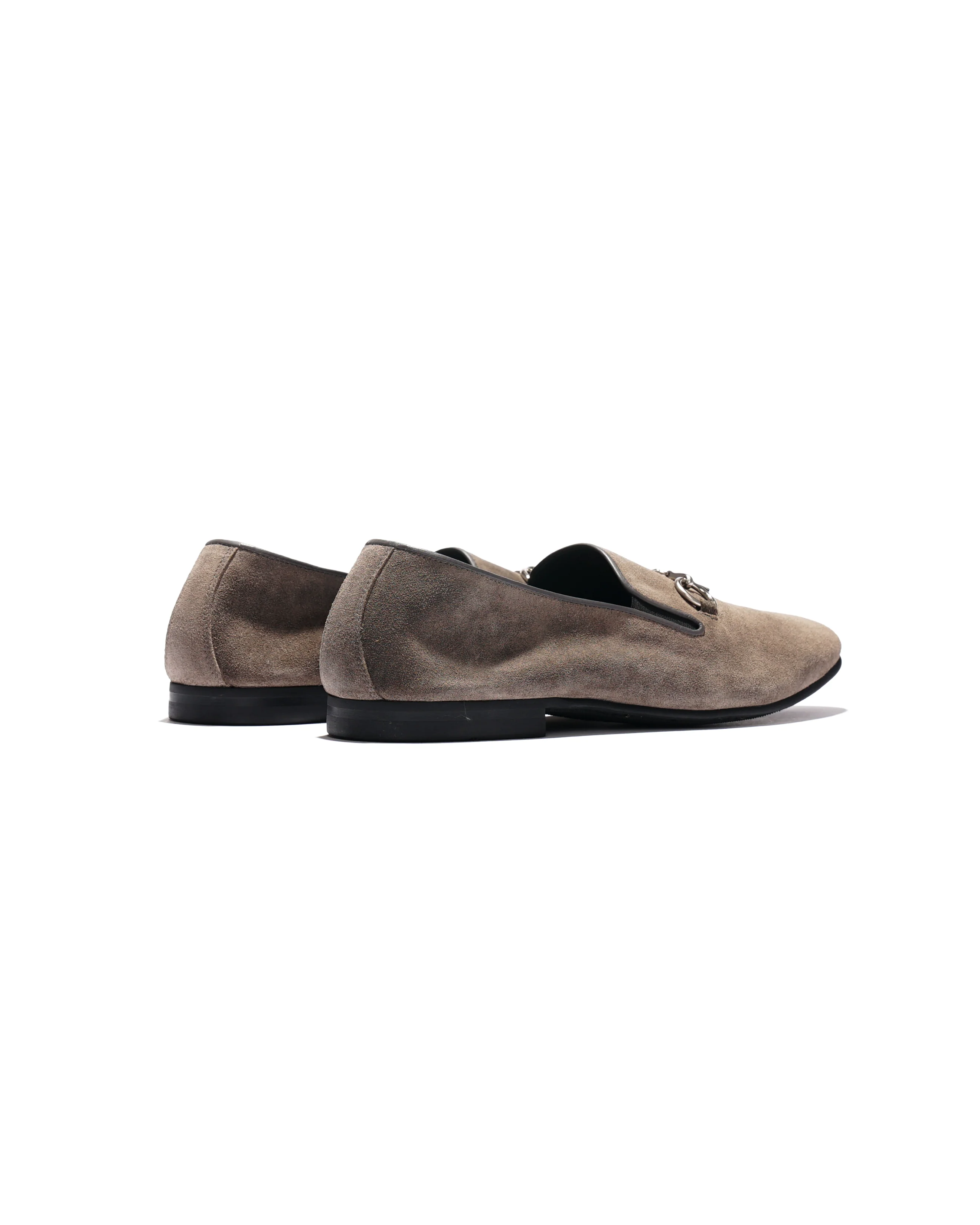 Tassel Bit Unlined Slip-on - Roughout - Taupe - Image 3