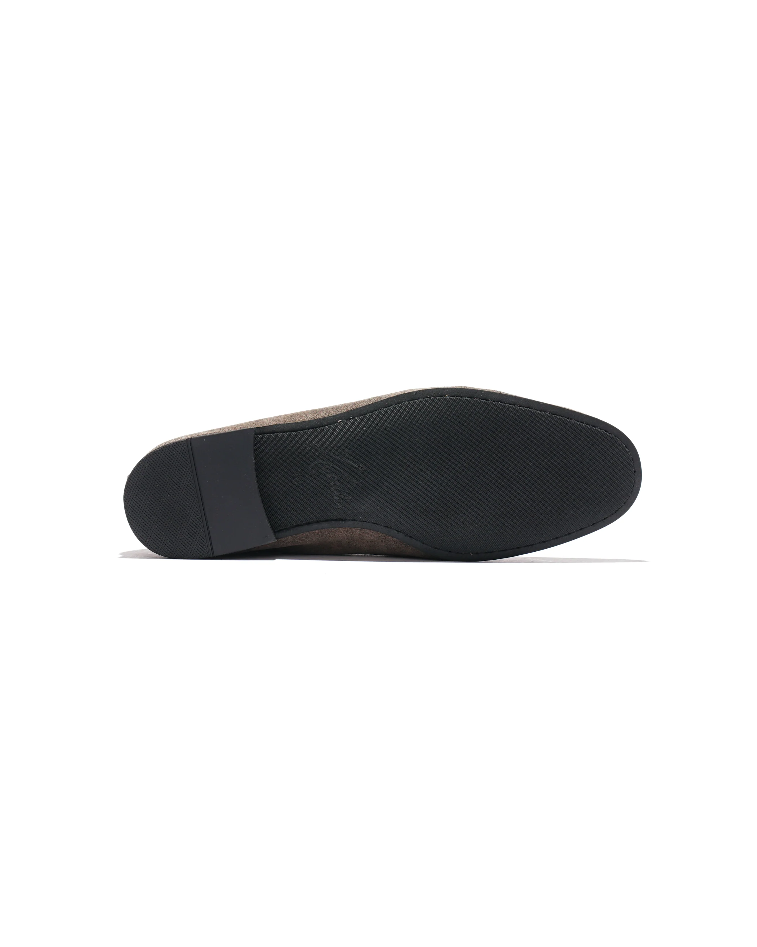 Tassel Bit Unlined Slip-on - Roughout - Taupe - Image 6