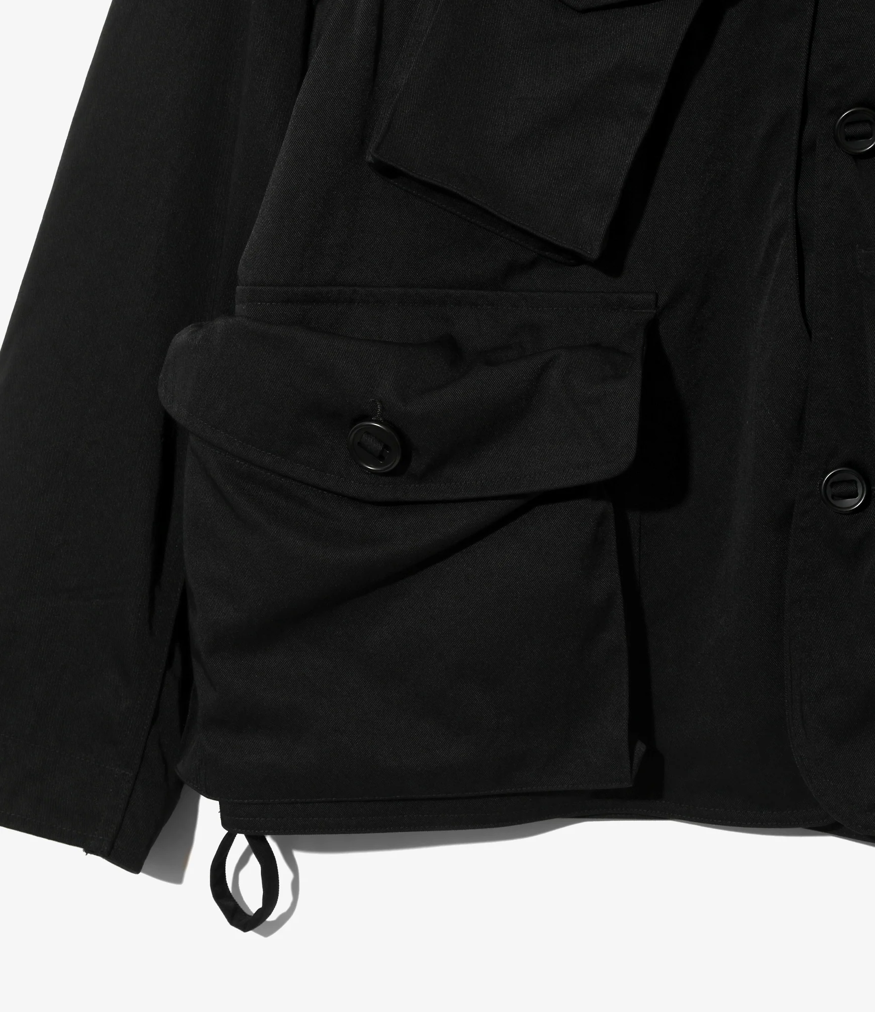 Tenkara Jacket - Black - Nylon Twill - Image 3