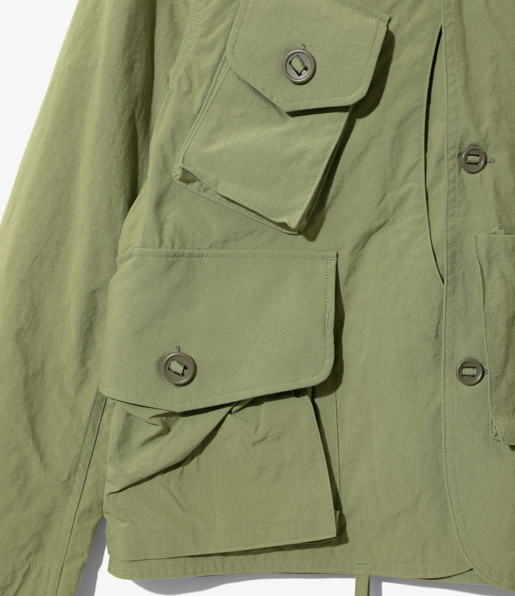 Tenkara Jacket - Lt. Olive - Nylon Oxford - Image 4