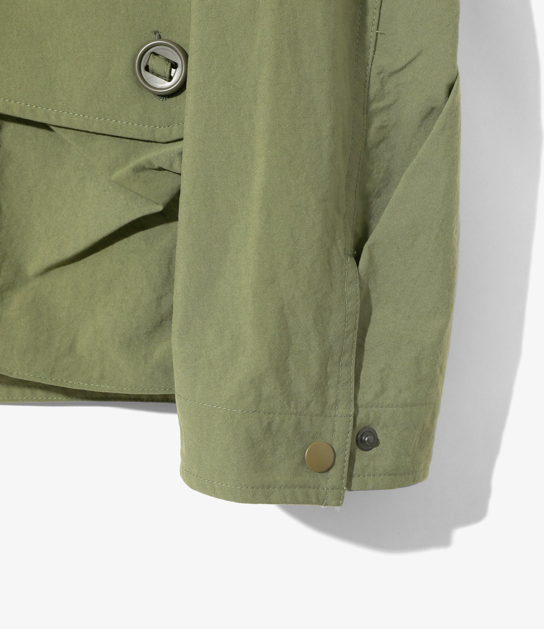 Tenkara Jacket - Lt. Olive - Nylon Oxford - Image 5