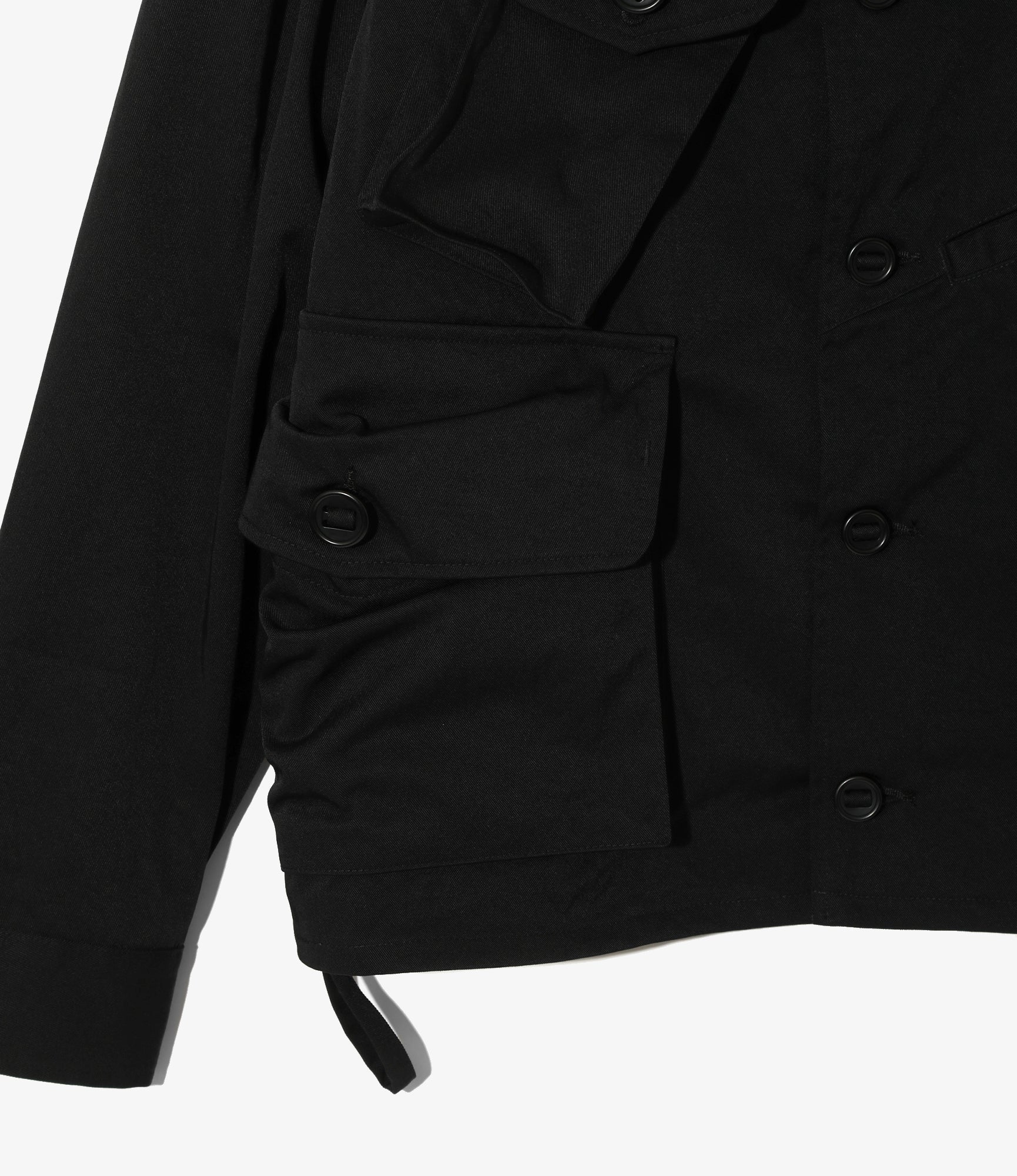Tenkara Shirt - Black - Nylon Twill - Image 3