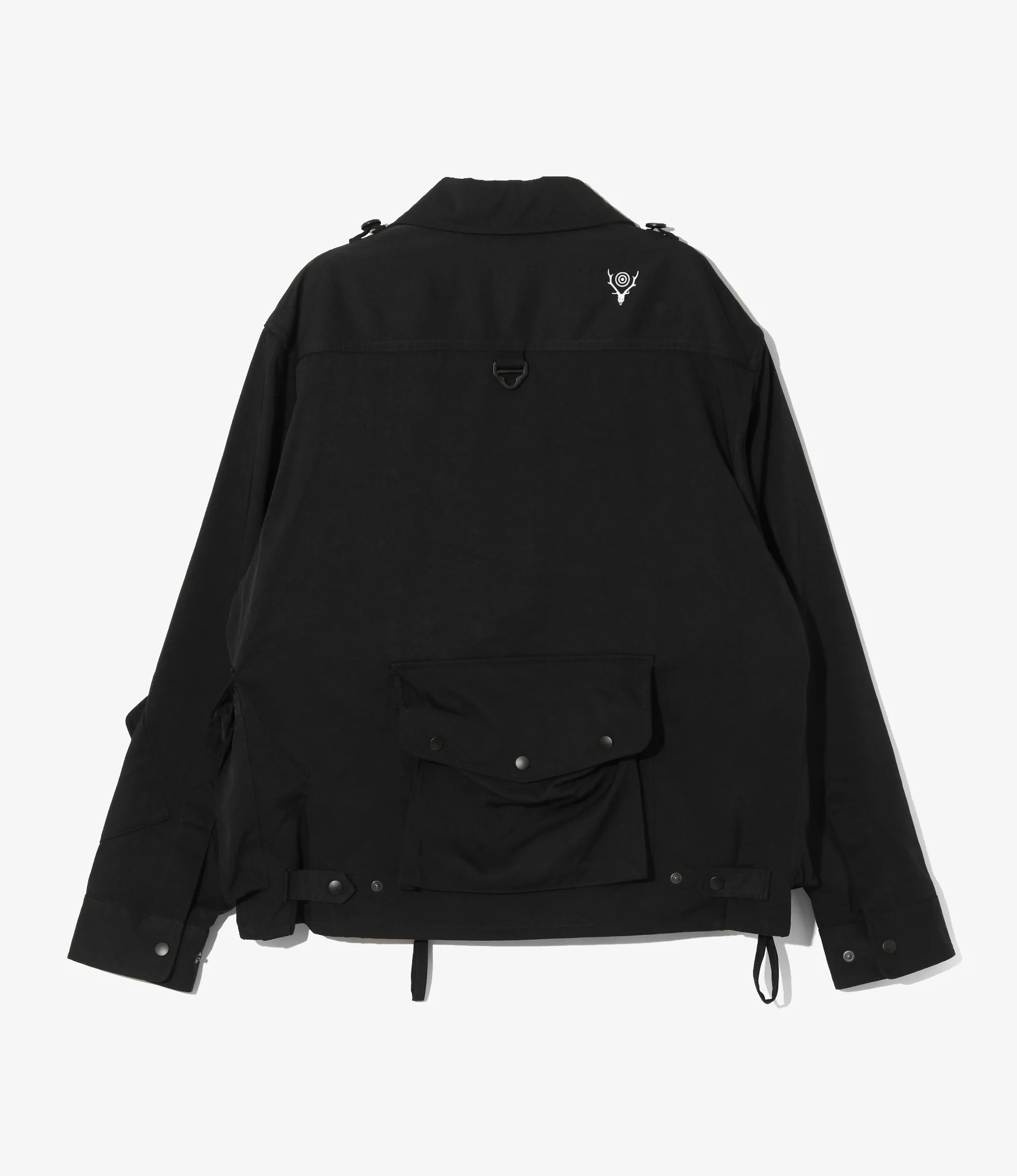 Tenkara Shirt - Black - Nylon Twill - Image 4