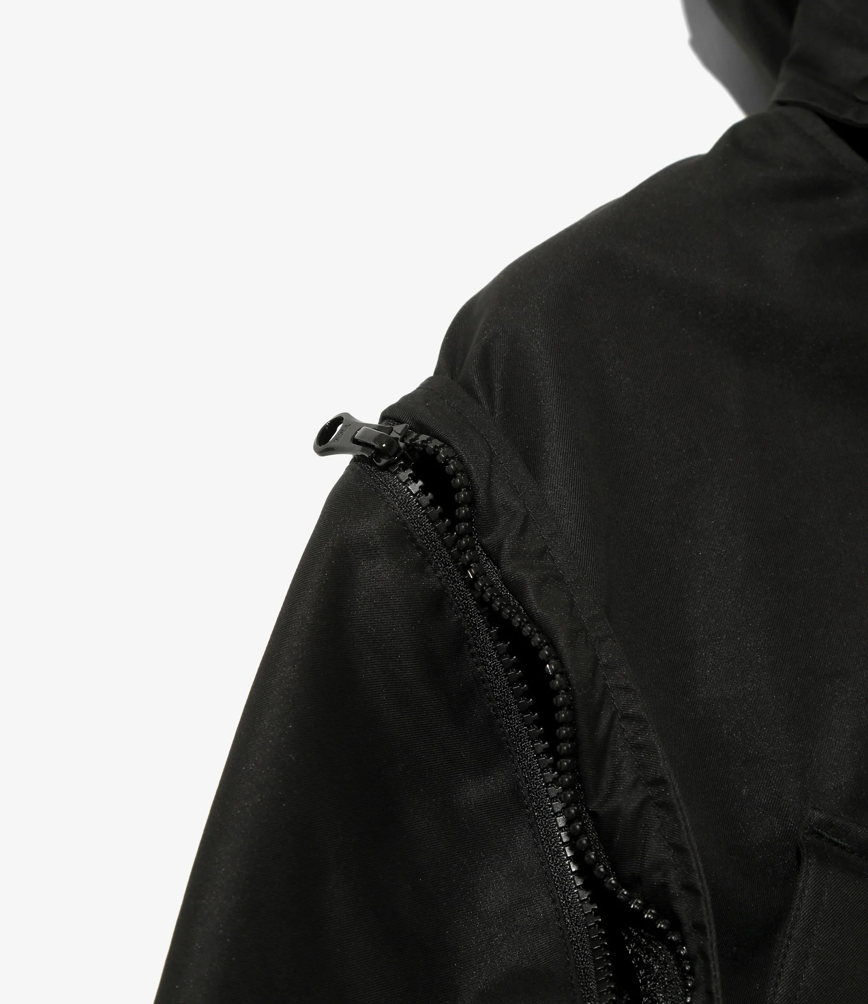 Tenkara Trout Parka - Black - C/PE Twill - Image 4