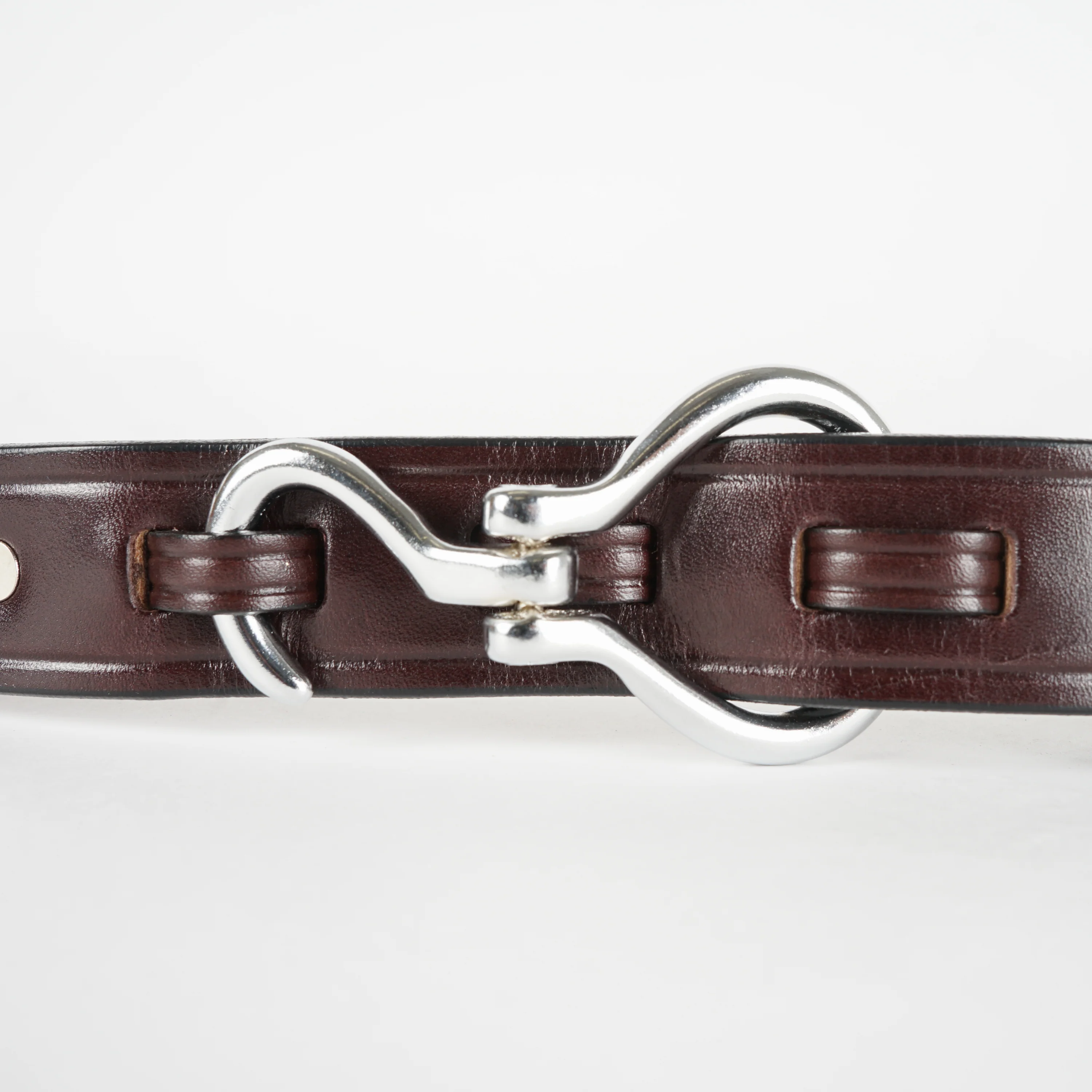 1 1/4" Nickel Hoof Pick Belt - Havana - Image 4