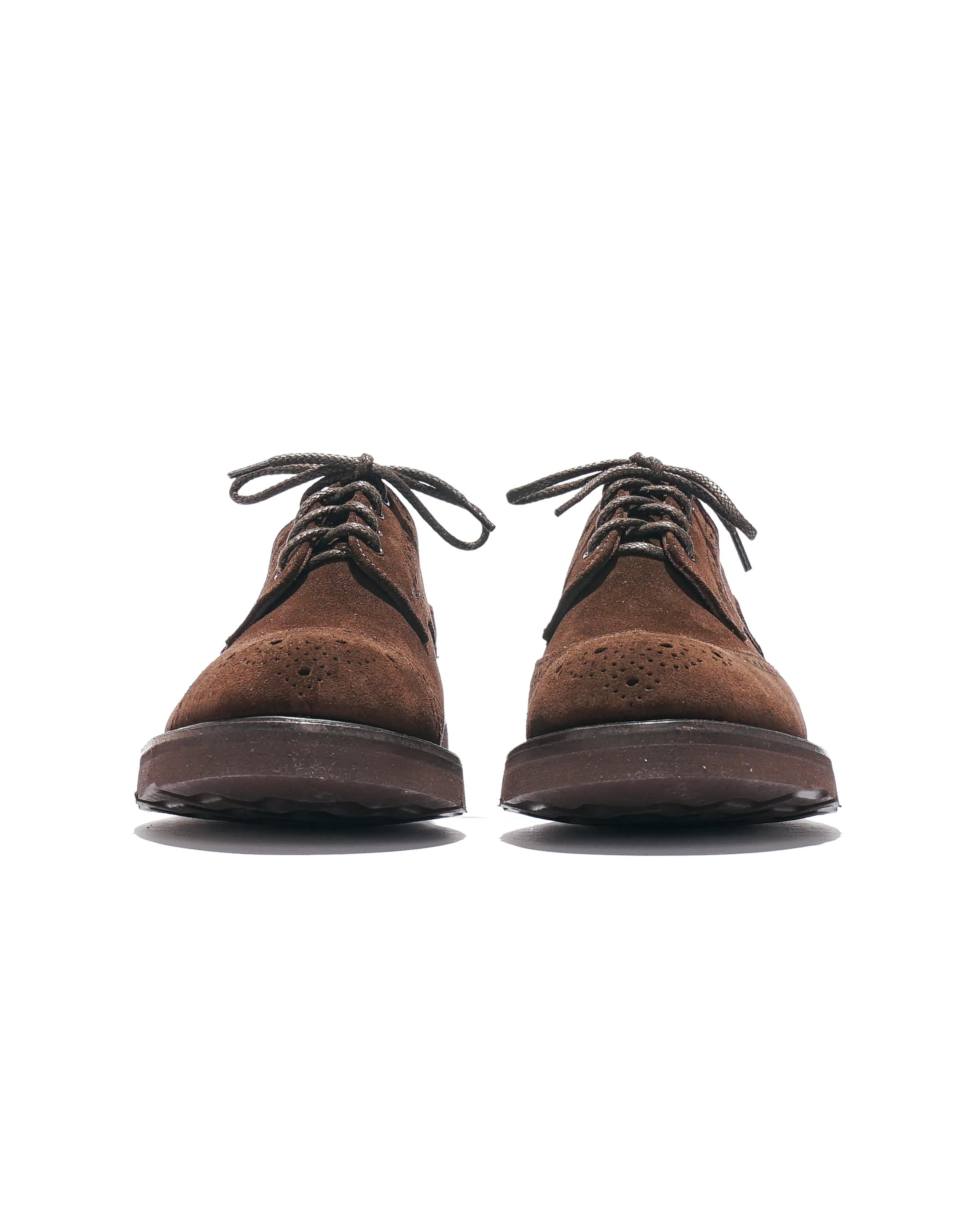 EG x Tricker's - Women's Asymmetric Gibson - Brown - Suede - Morflex Sole - Image 5