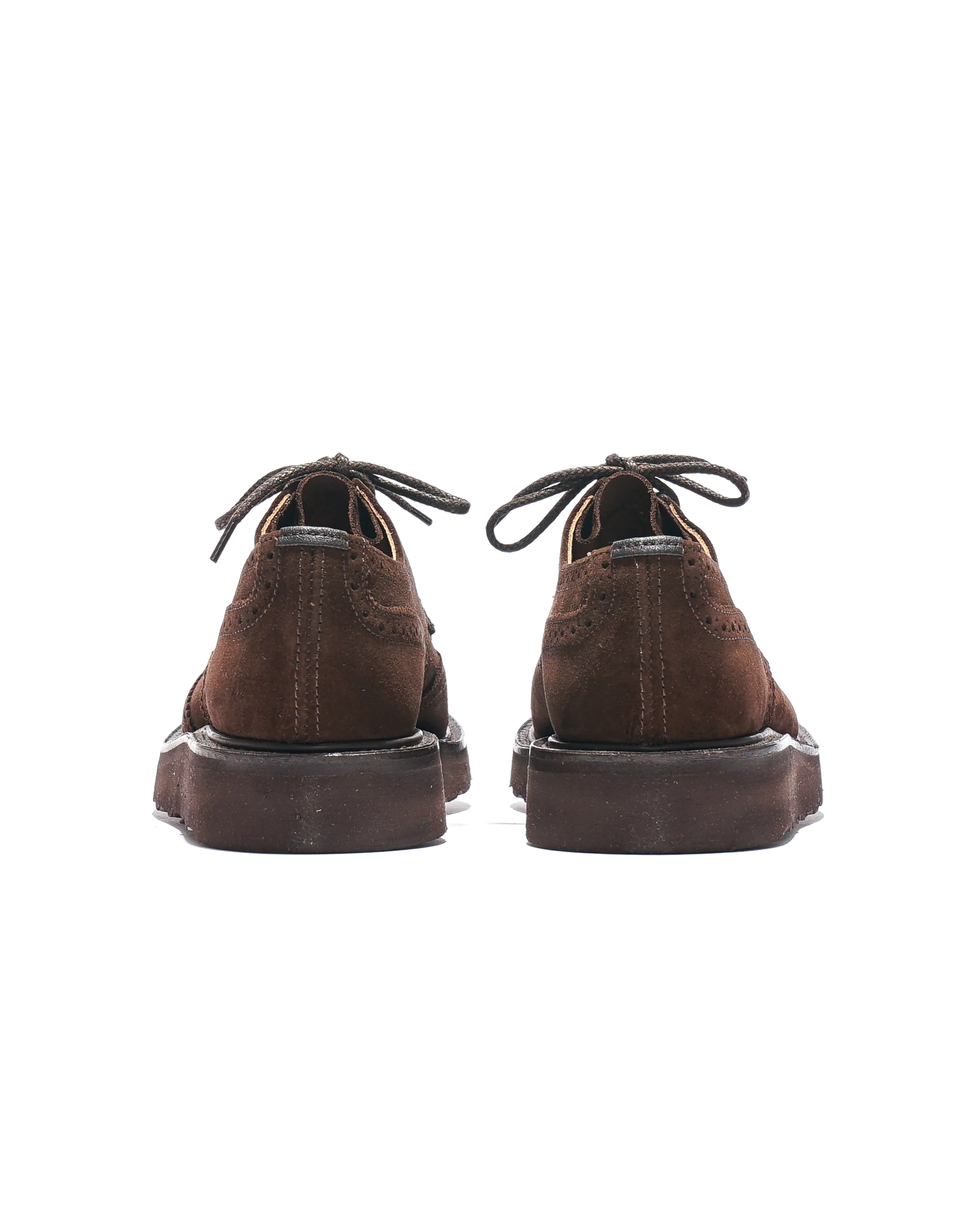 EG x Tricker's - Women's Asymmetric Gibson - Brown - Suede - Morflex Sole - Image 6