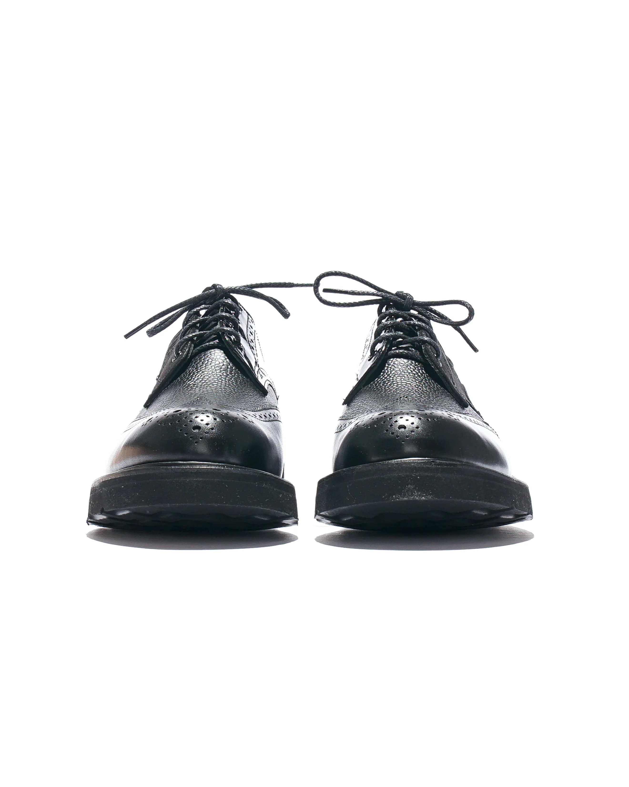 EG x Tricker's - Women's Brogue Shoe - Black - Multi Tone - Morflex Sole - Image 5