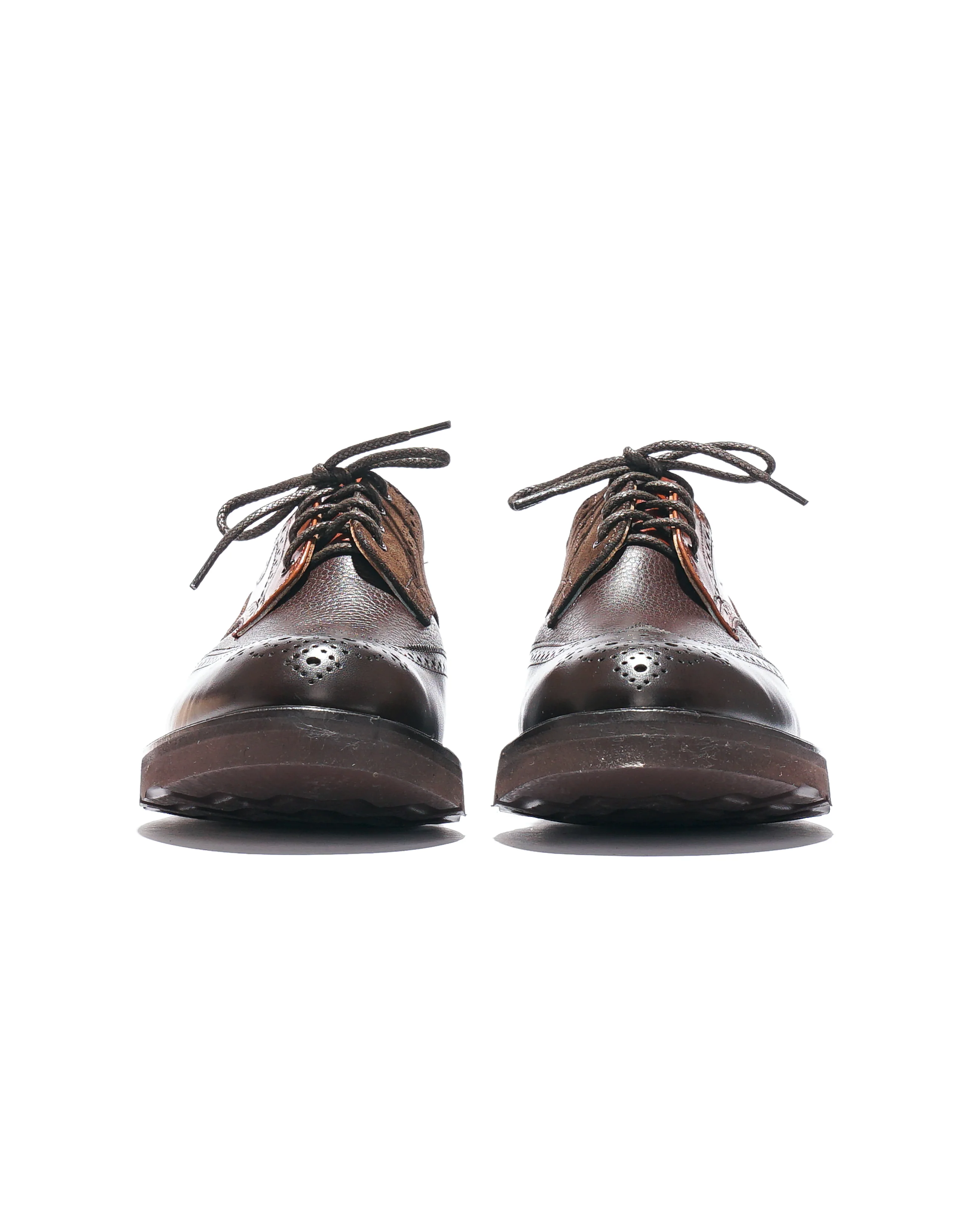 EG x Tricker's - Women's Brogue Shoe - Brown - Multi Tone - Morflex Sole - Image 5