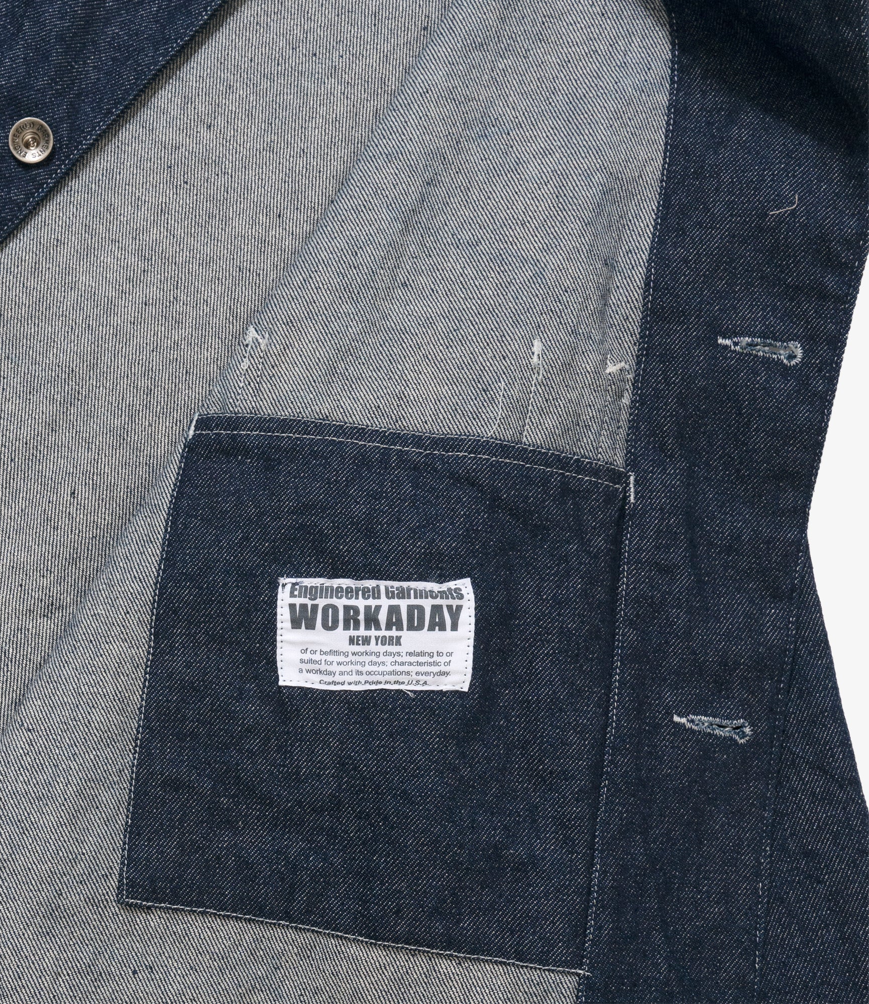 Utility Jacket - Indigo 12oz Denim - Image 5