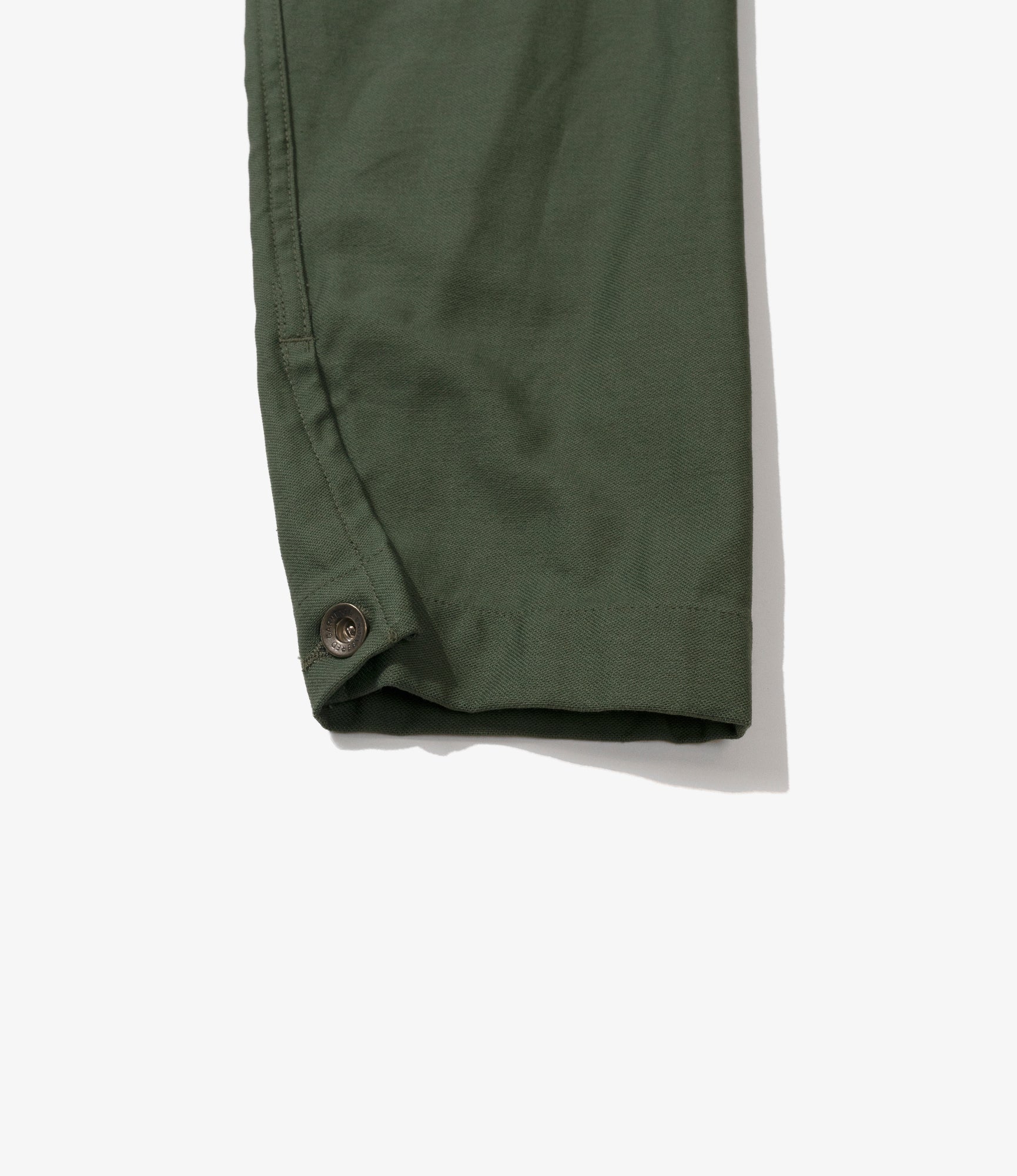 Utility Jacket - Olive Cotton Reverse Sateen - Image 4