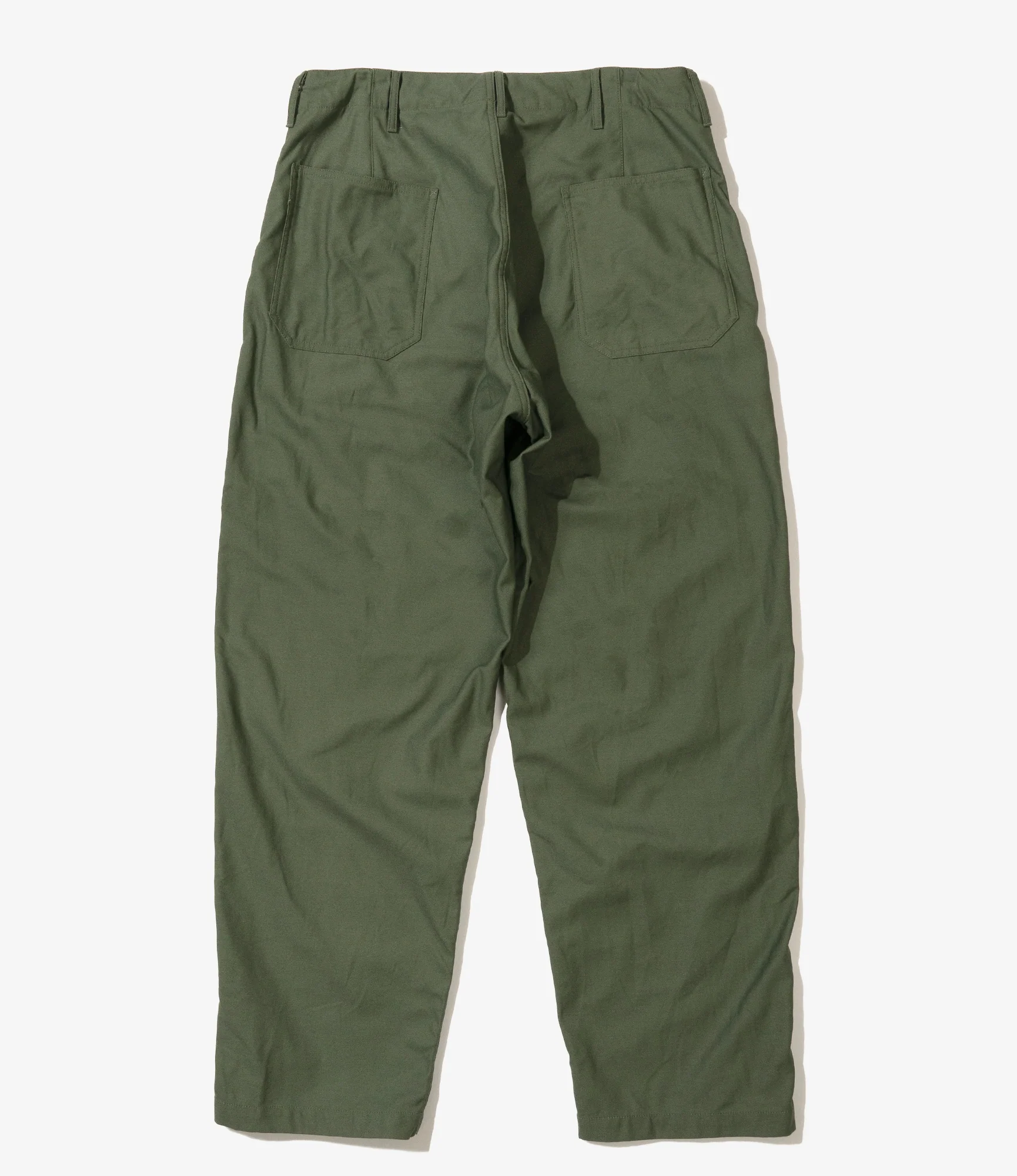 Utility Pant - Olive Cotton Reverse Sateen - Image 2