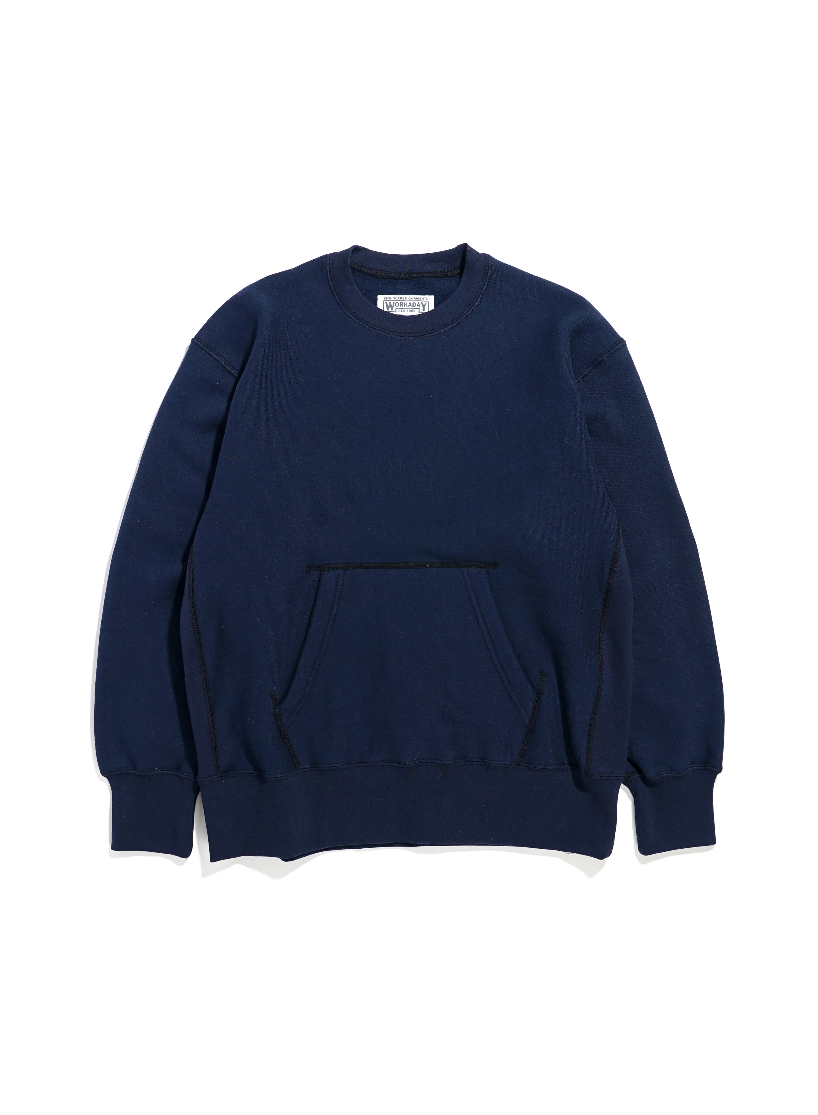 Utility Sweat Shirt - Navy 12oz Cotton Fleece