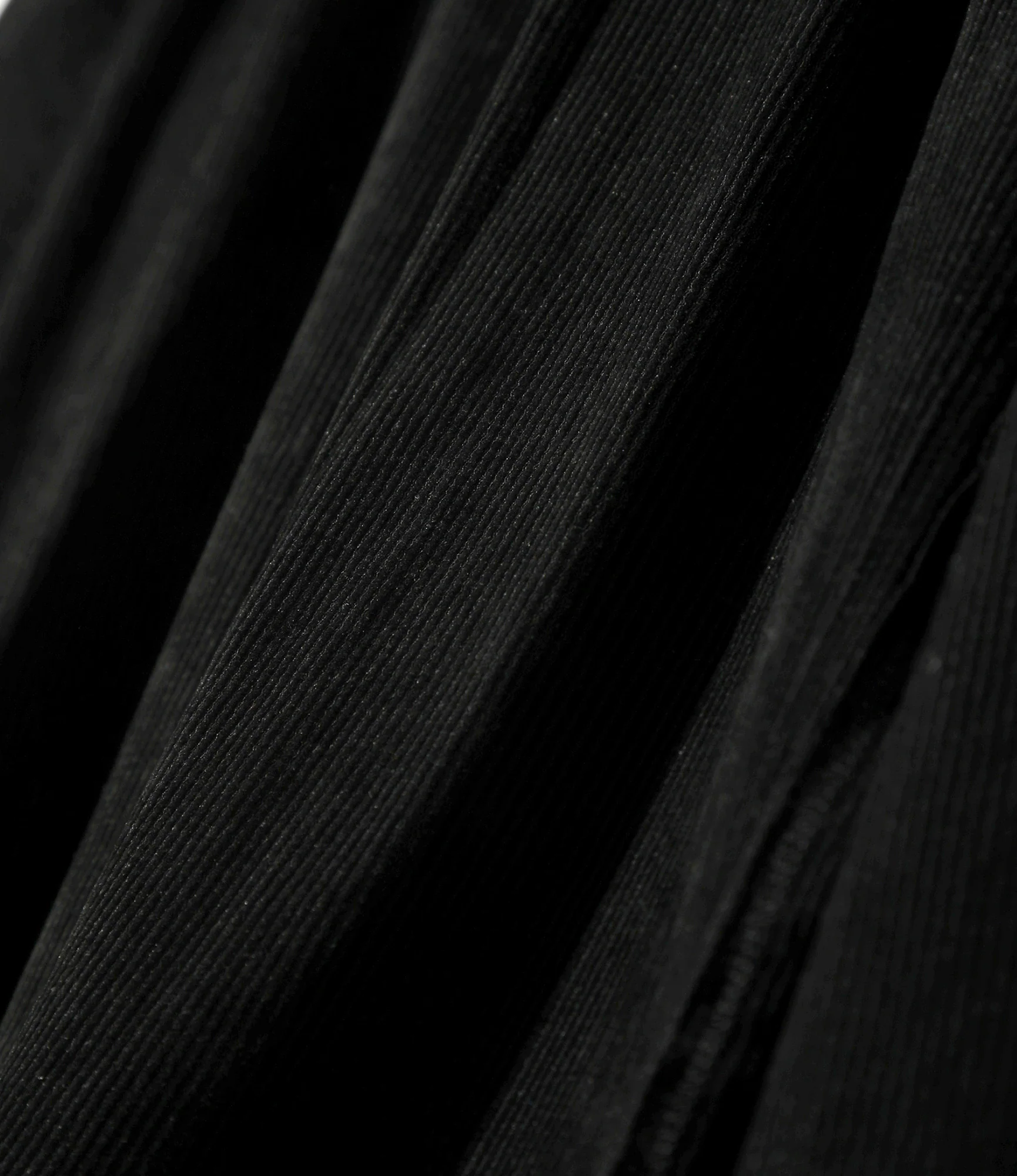 V-Neck Cardigan - Black - Flocked Stripe Lace - Image 4