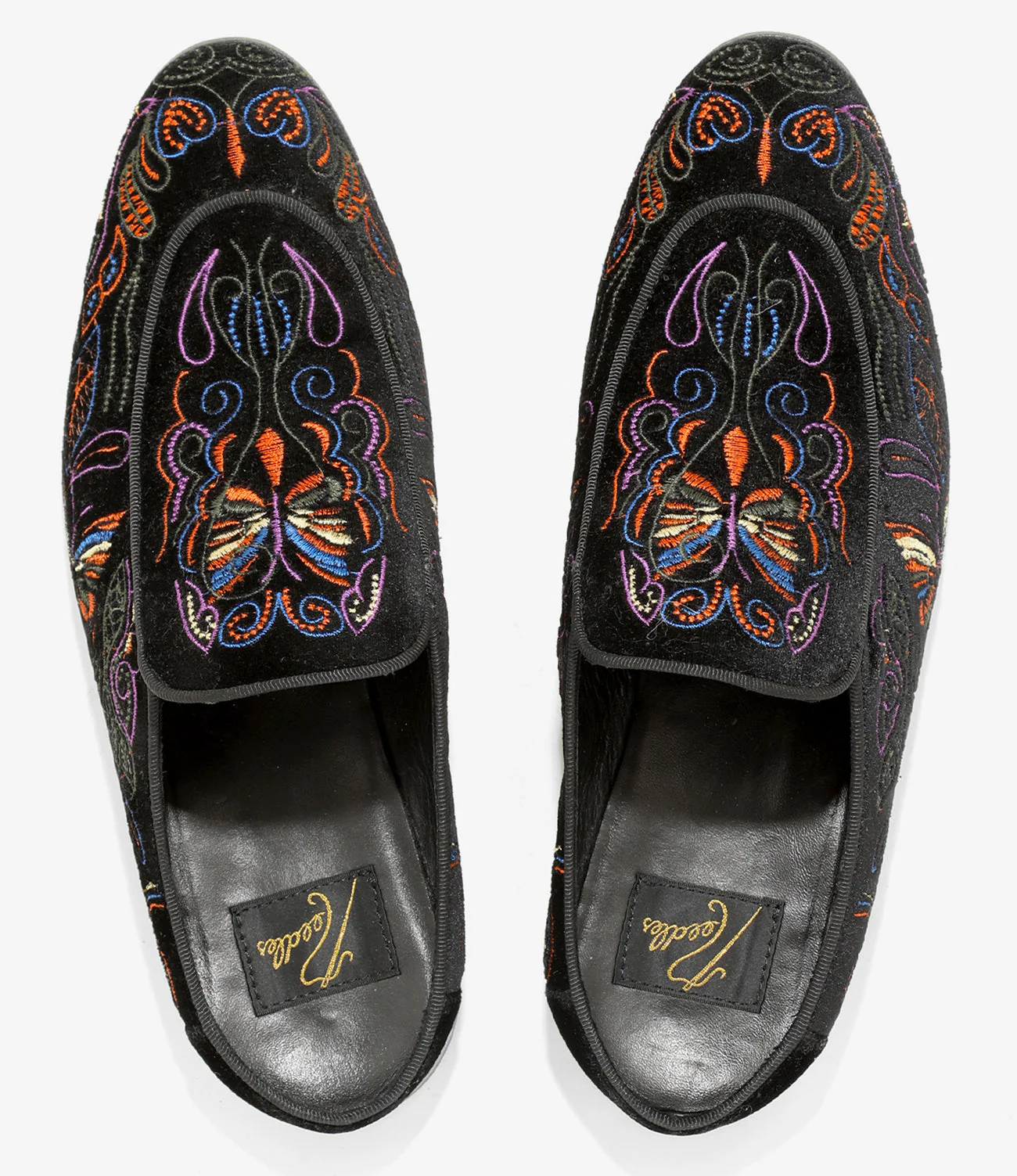 Velvet Mule - Papillon Embroidery - Image 2